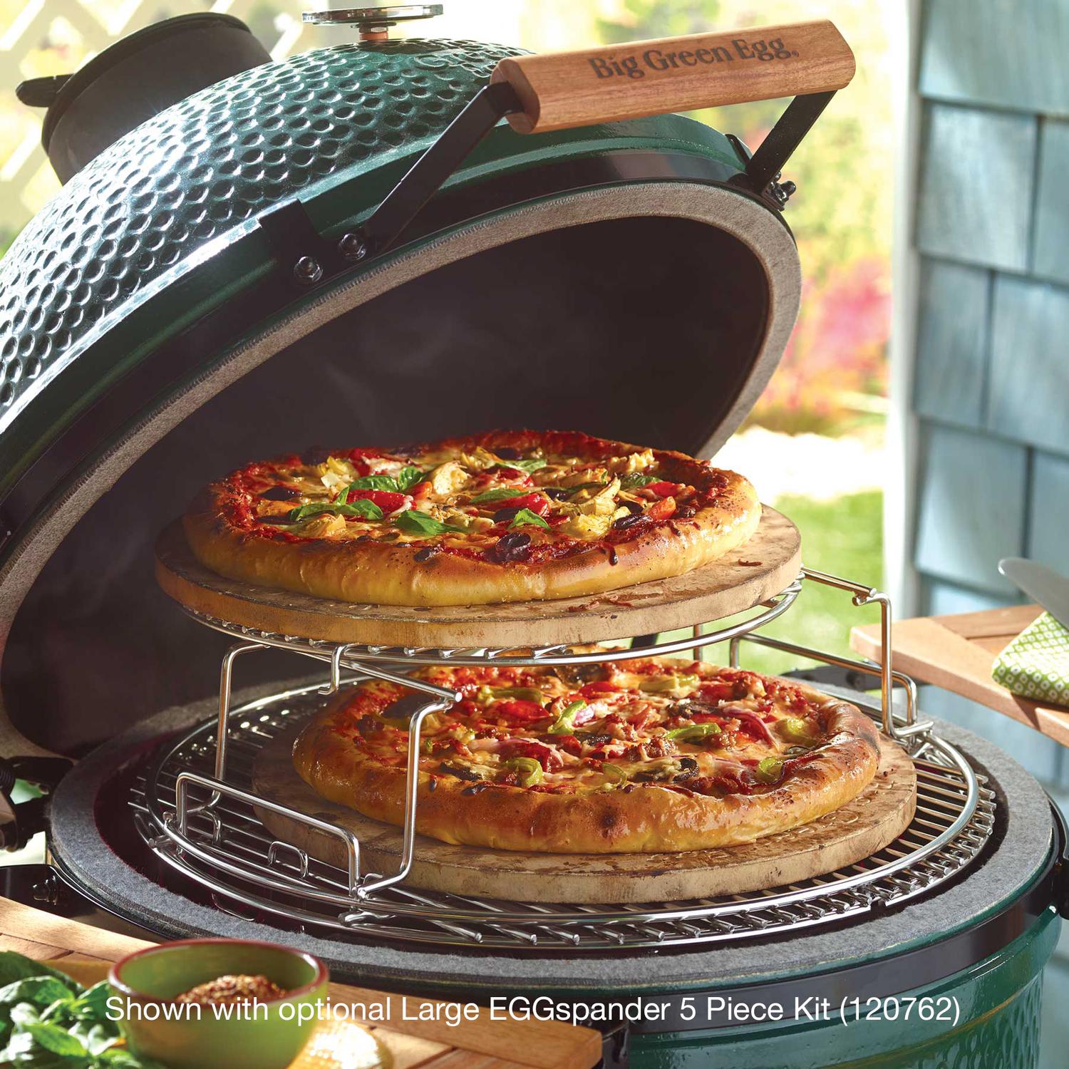 Big Green Egg 21 in. (fits 2XL and XL) Ceramic Natural Pizza Stone 1 pk