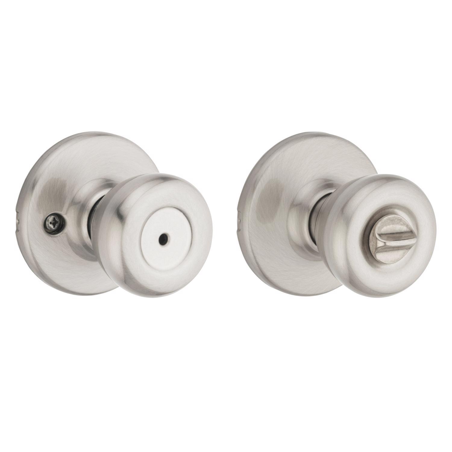 Kwikset Tylo Satin Nickel Privacy Knob Right or Left Handed