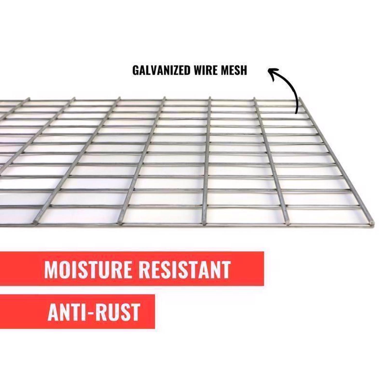 Ar Shelving Wire Heavy Duty 71 in. H X 60 in. W X 20 in. D Metal Shelving Unit