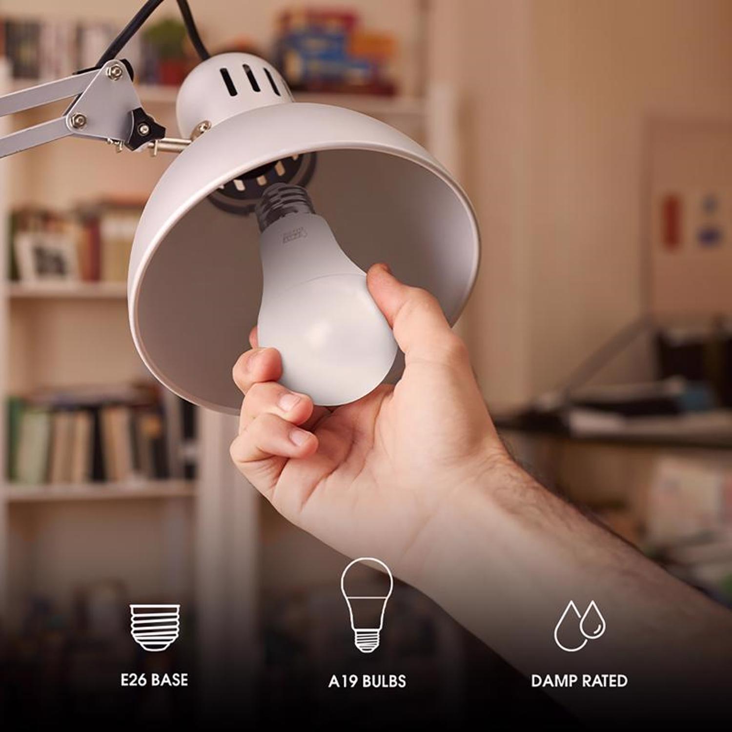 Feit A19 E26 (Medium) LED Bulb Warm White 60 Watt Equivalence 10 pk