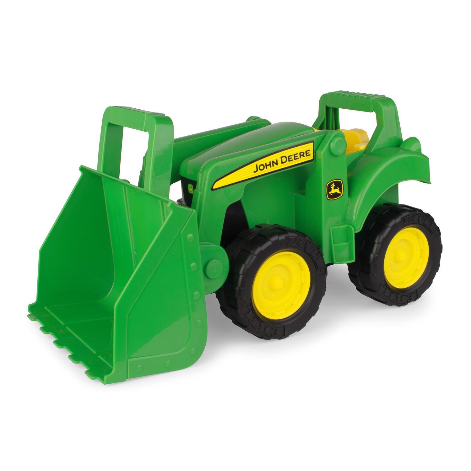 TOMY John Deere Scoop Tractor Toy Green
