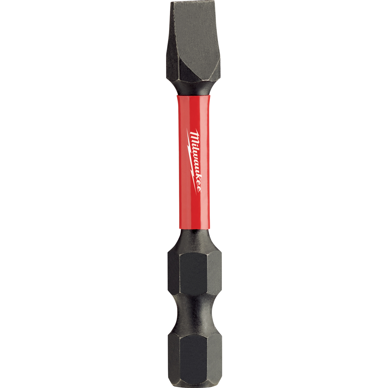 Milwaukee Shockwave Slotted 1/4 in. X 2 in. L Impact Power Bit Steel 1 pc