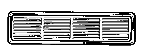 Air Vent Brown Aluminum Under Eave Vent Type Undereave Vent