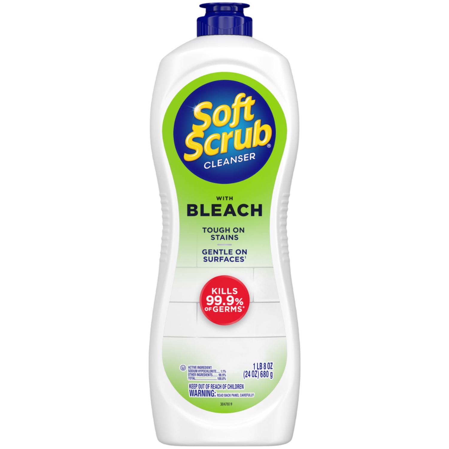 Soft Scrub No Scent Heavy Duty Cleaner 24 oz Cream