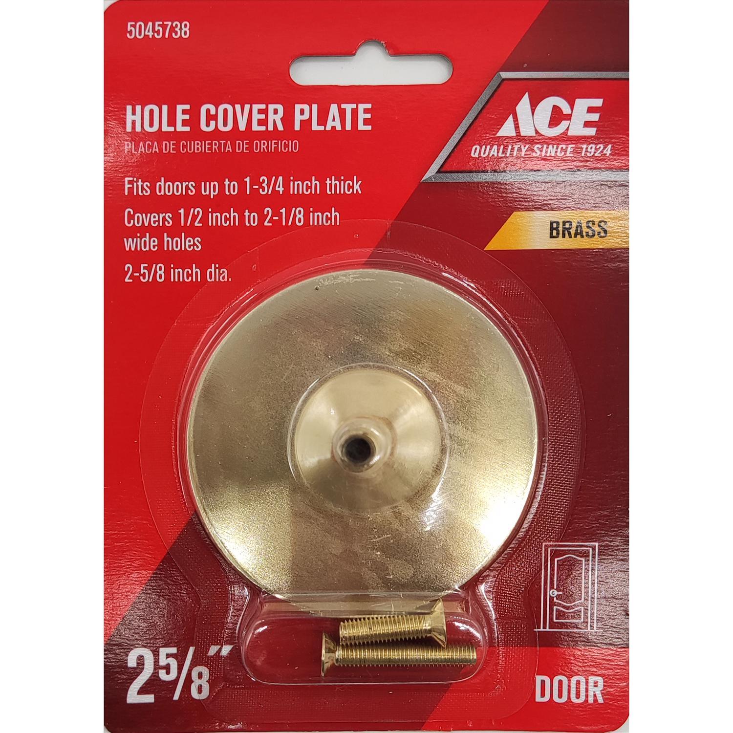 Ace Gold Steel Hole Cover Plate 2 pk