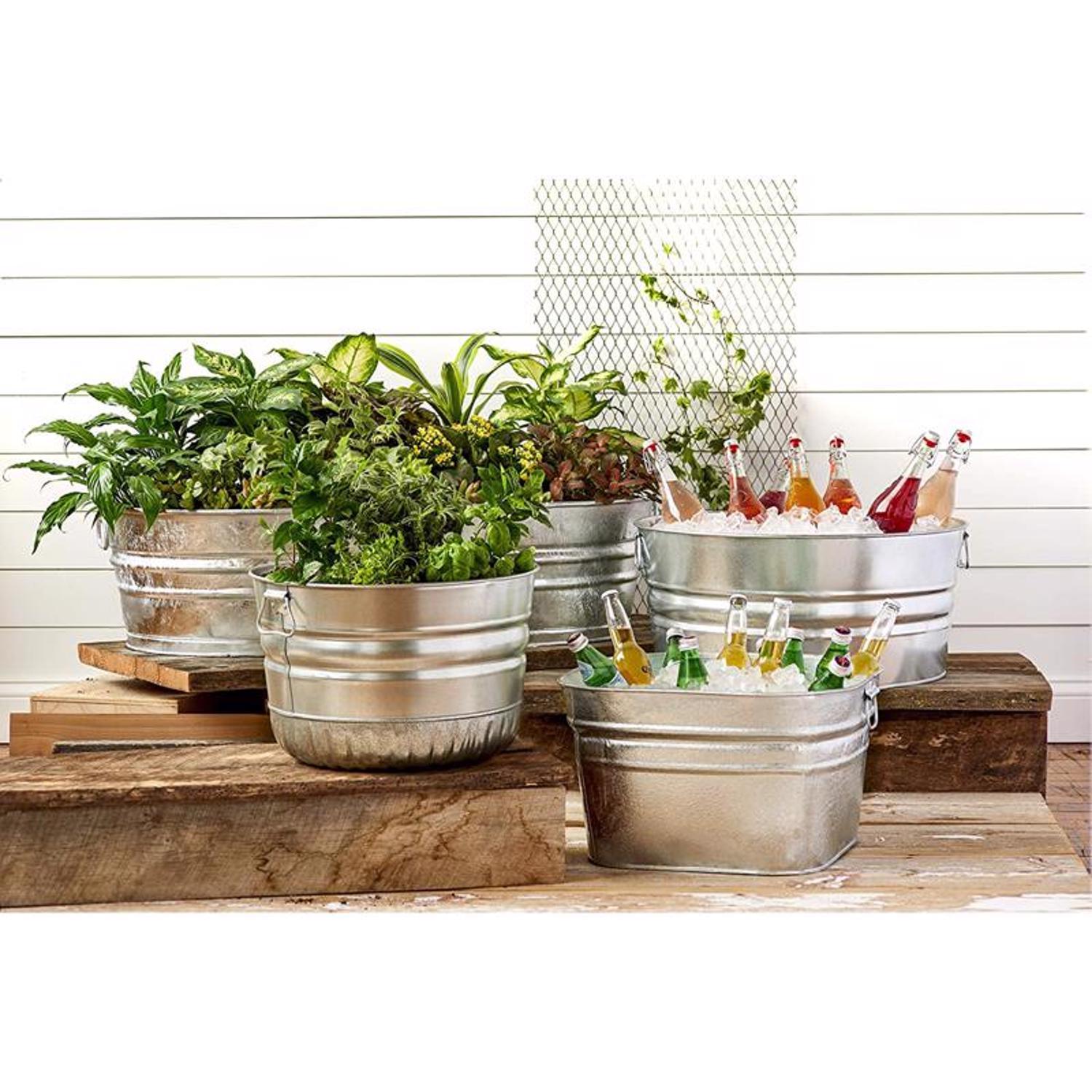 Behrens 17 gal Steel Tub Round