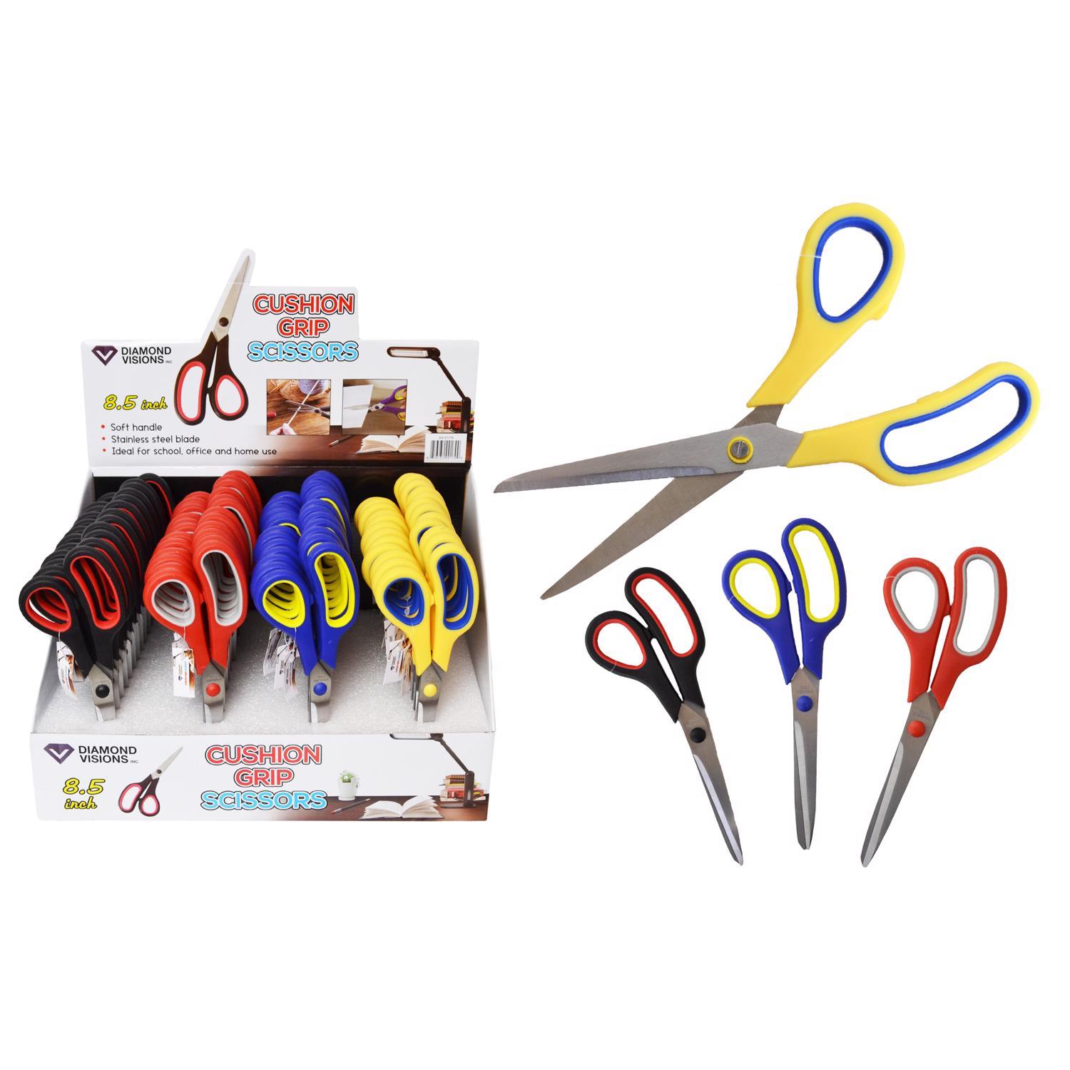 Diamond Visions 8 in. L Grip Scissors 48 pk