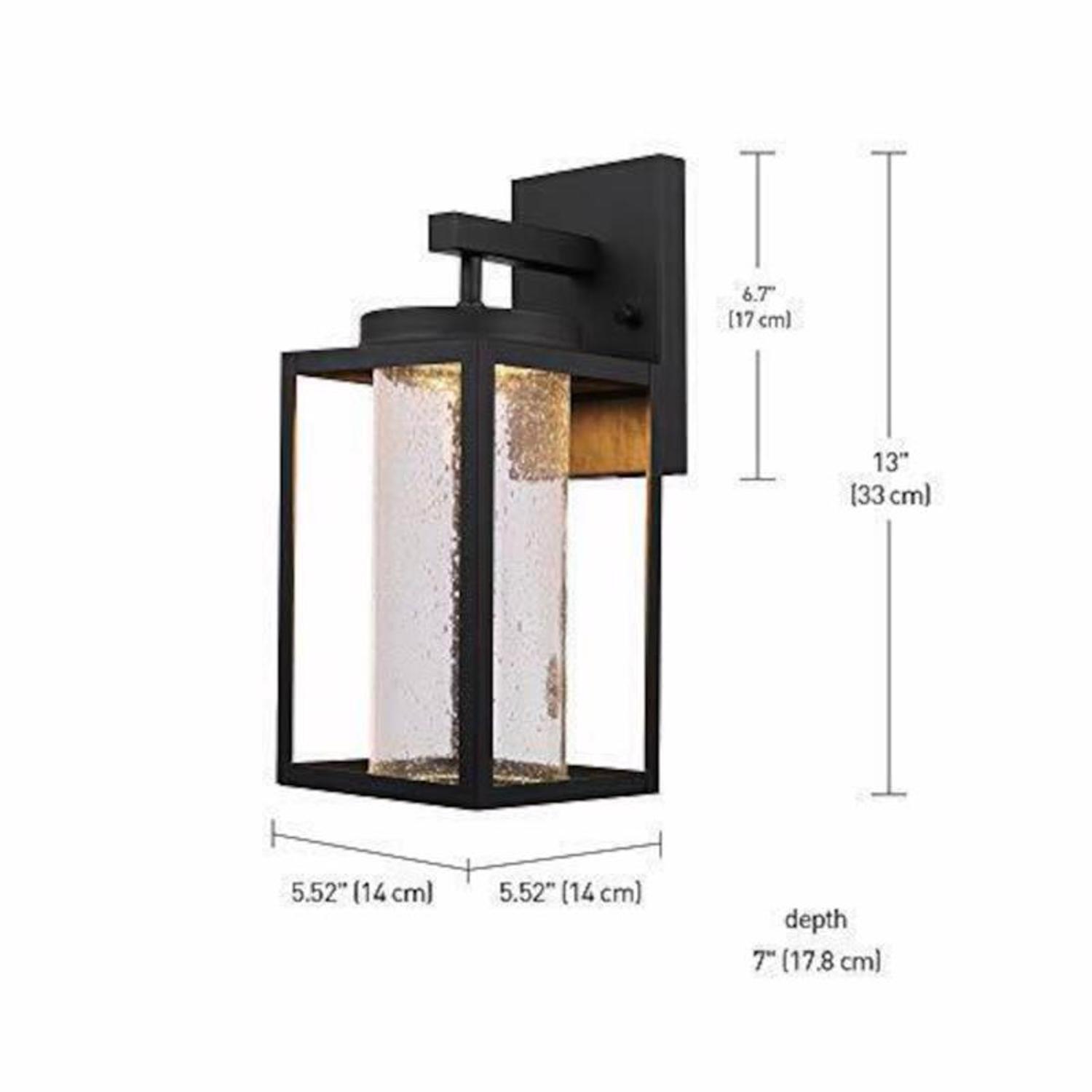 Globe Electric Capulet 1-Light Matte Black Wall Sconce