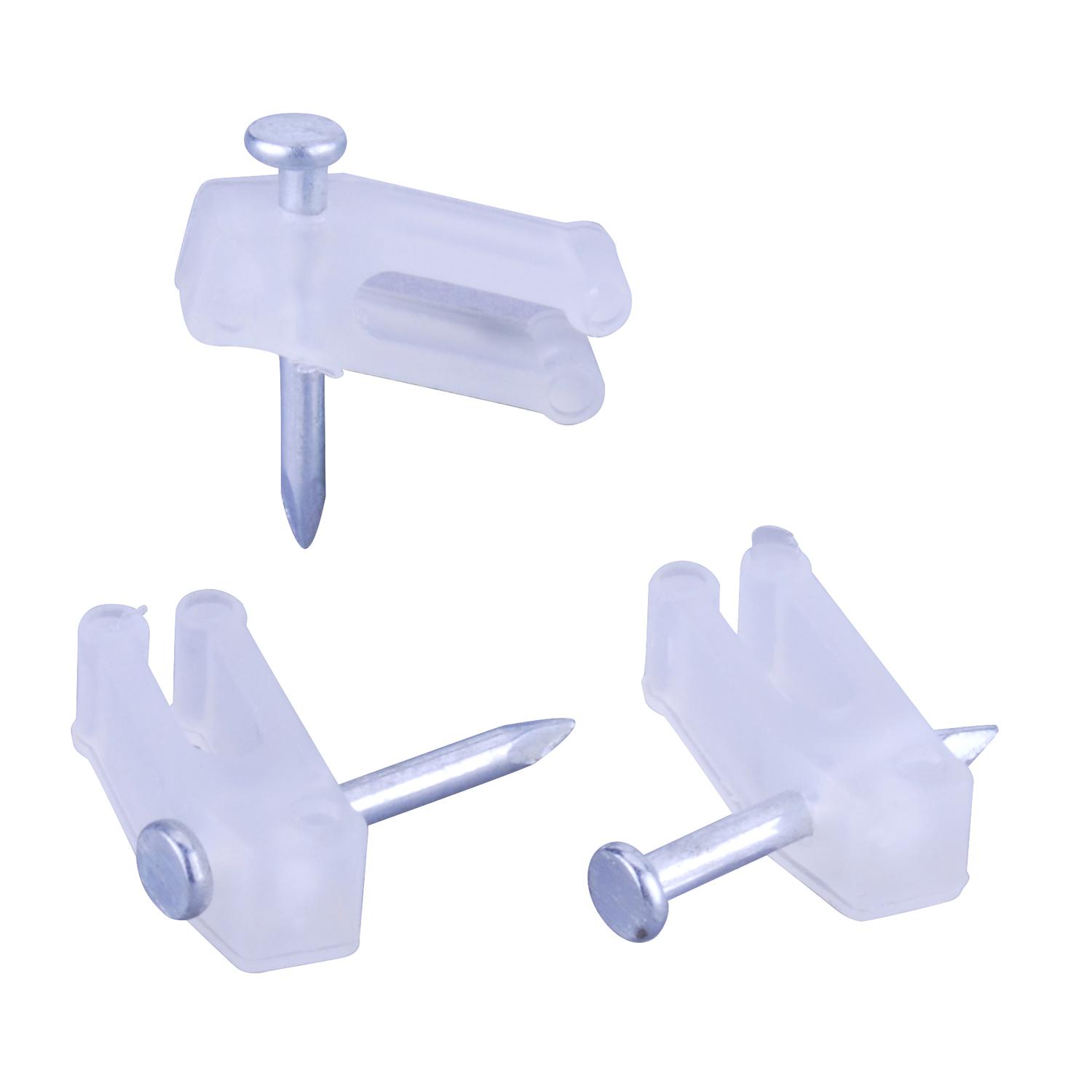 Monster Just Hook It Up 0 ft. L White Telephone Nail In Clips