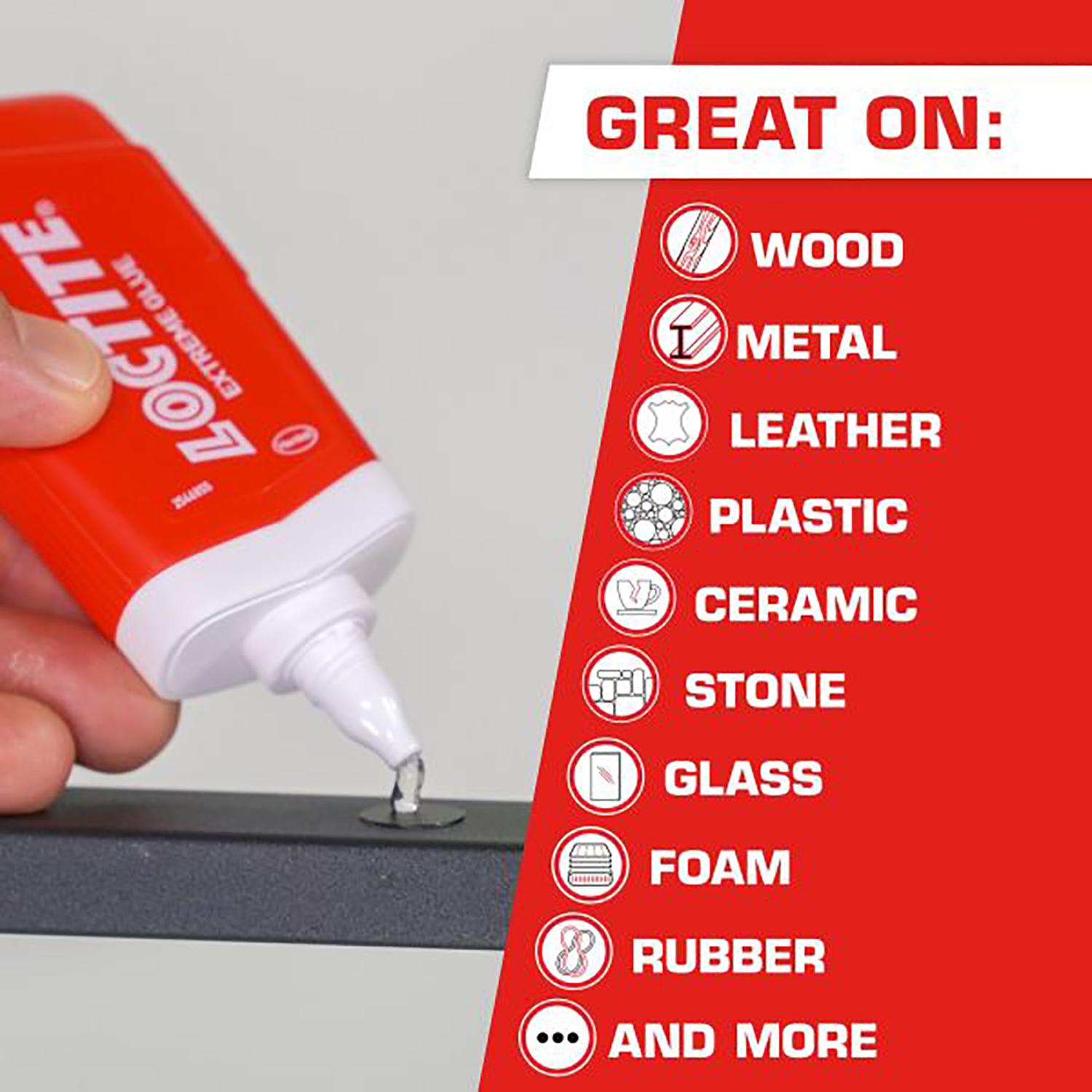 Loctite Extreme High Strength Crystal Clear Glue 1.62 oz