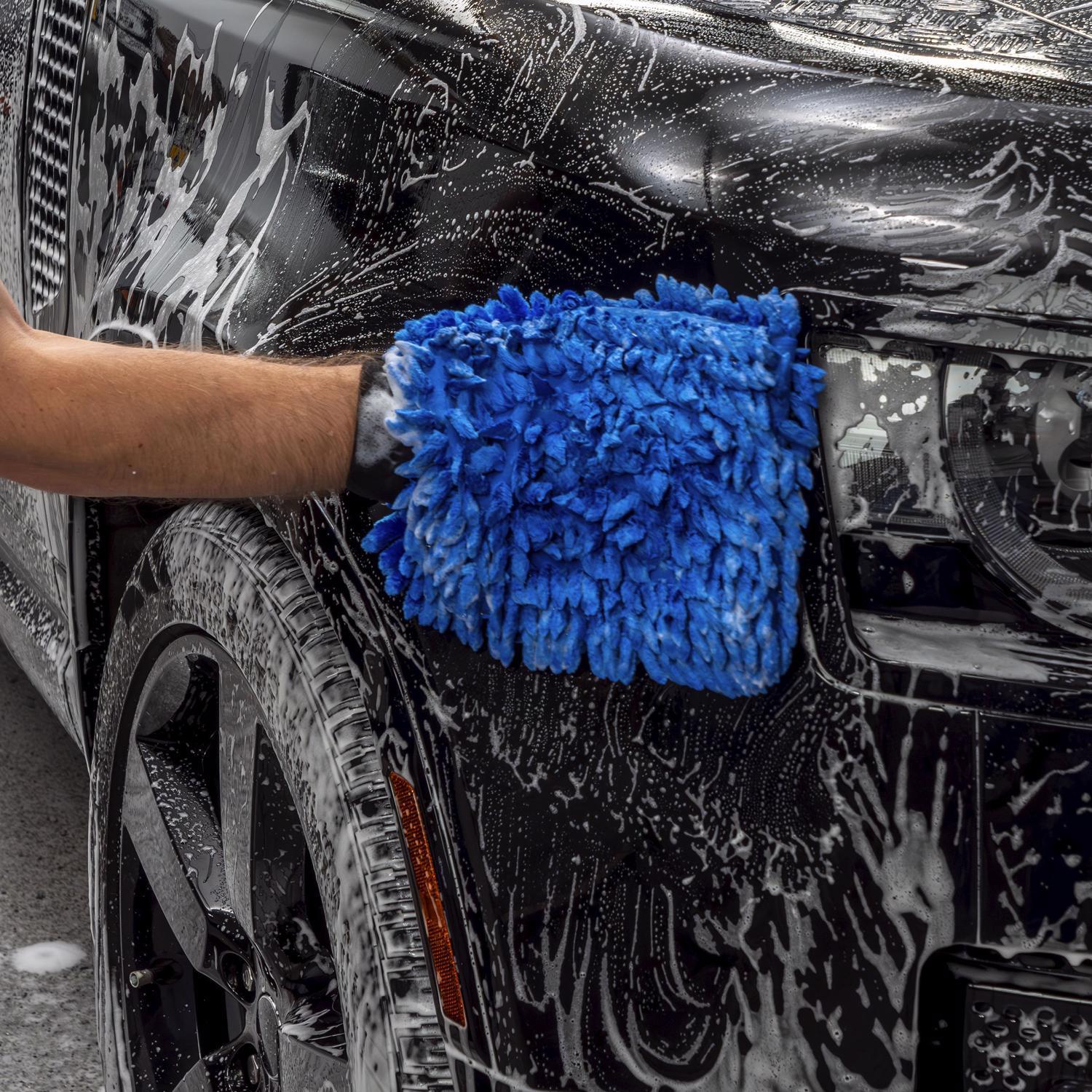Viking 10 in. L X 8 in. W Chenille Wash Mitt 1 pk