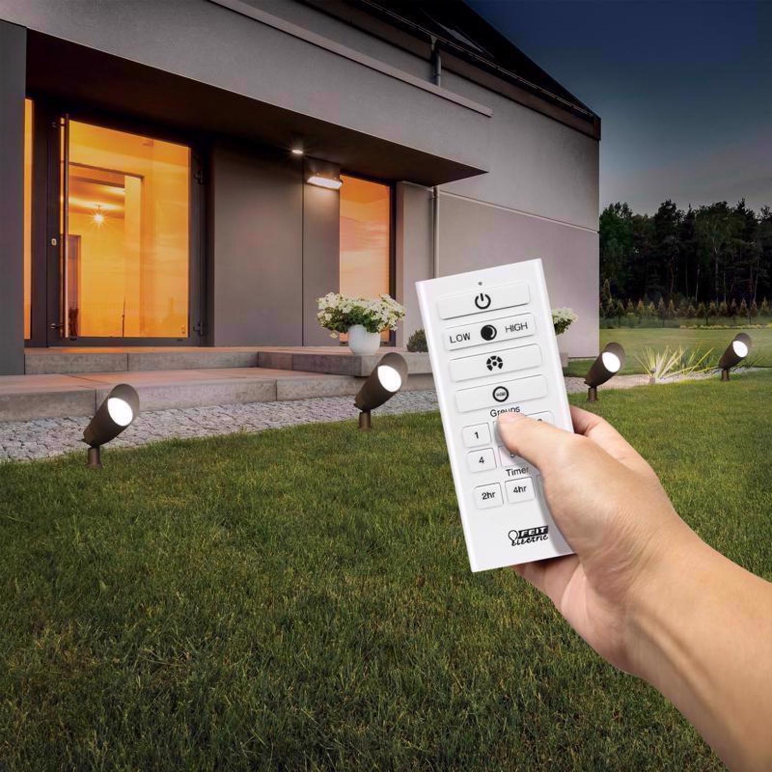 Feit OneSync Solar Powered 3 W LED Spot Light Kit 1 pk