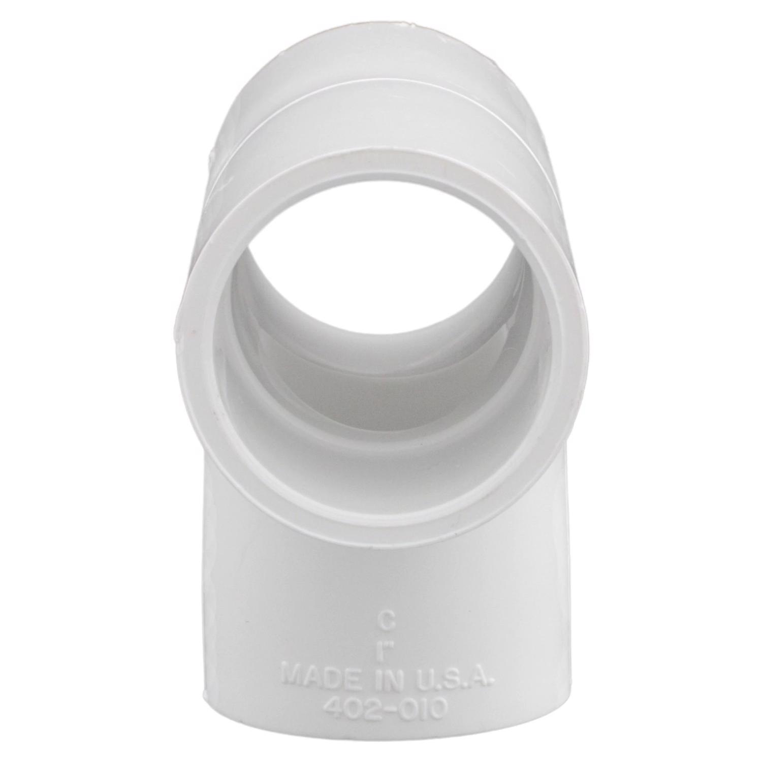 Charlotte Pipe Schedule 40 3/4 in. Slip X 3/4 in. D Slip PVC Tee 1 pk