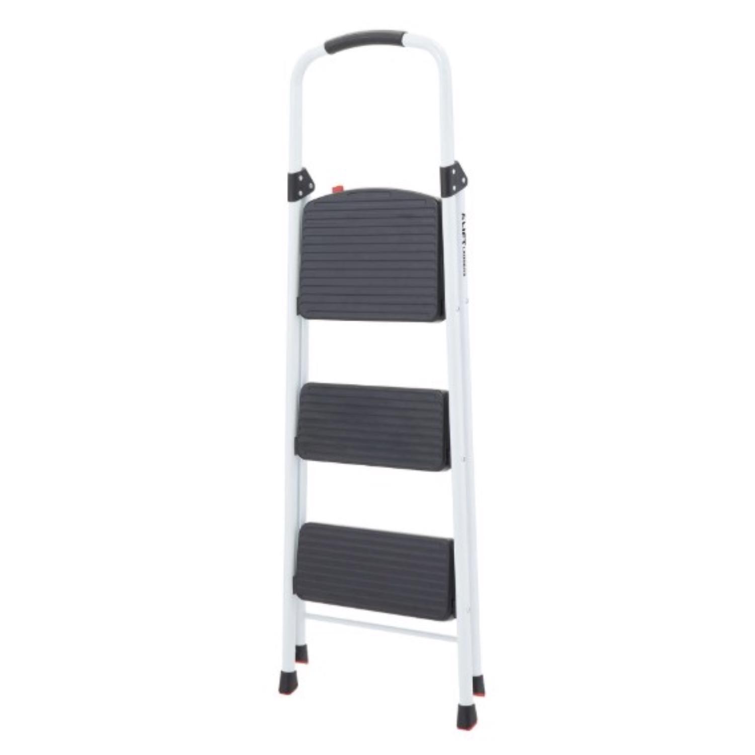Lift Ladders 3.95 ft. H Steel Step Ladder Type II 225 lb. capacity