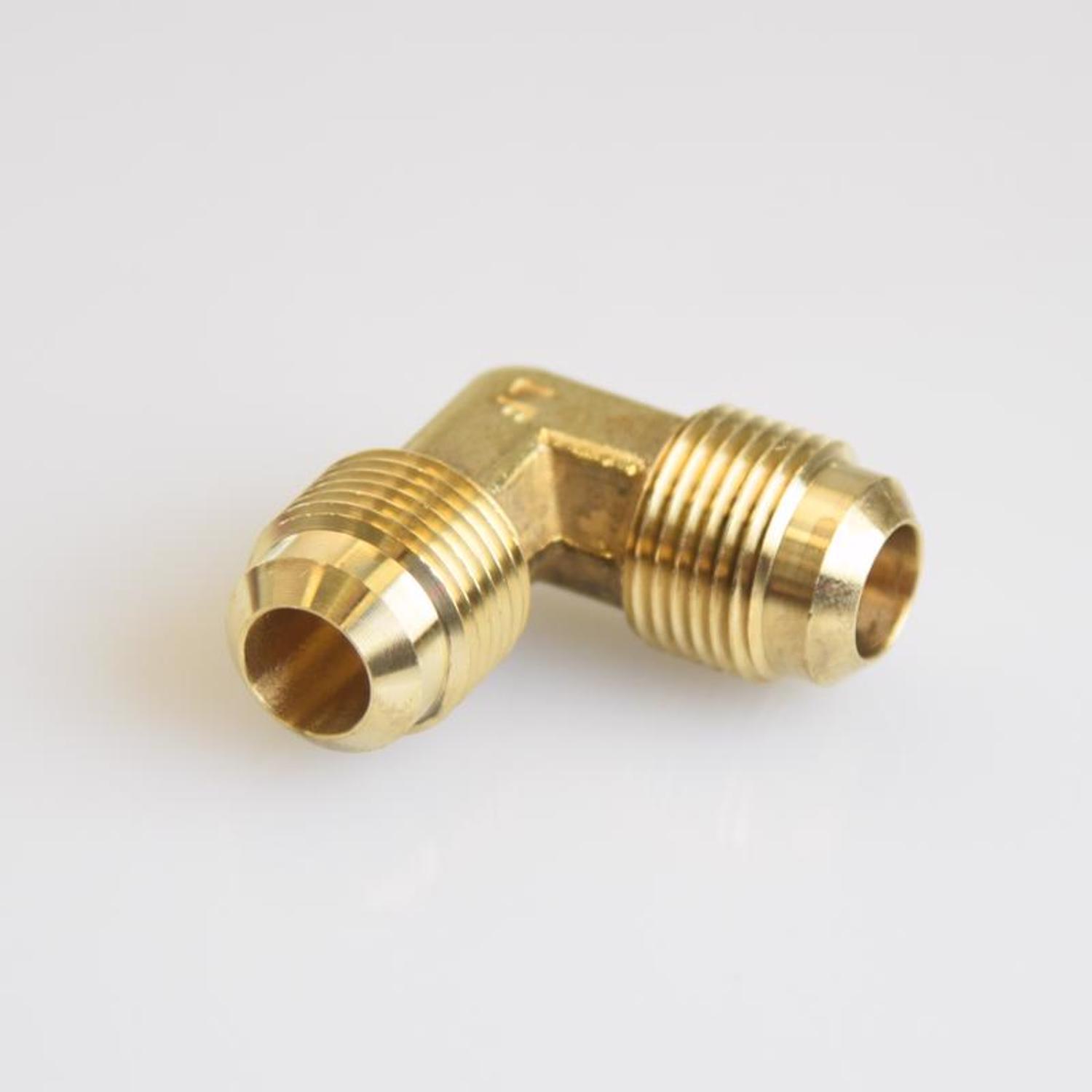 ATC 1/2 in. Flare 1/2 in. D Flare Brass 90 Degree Elbow