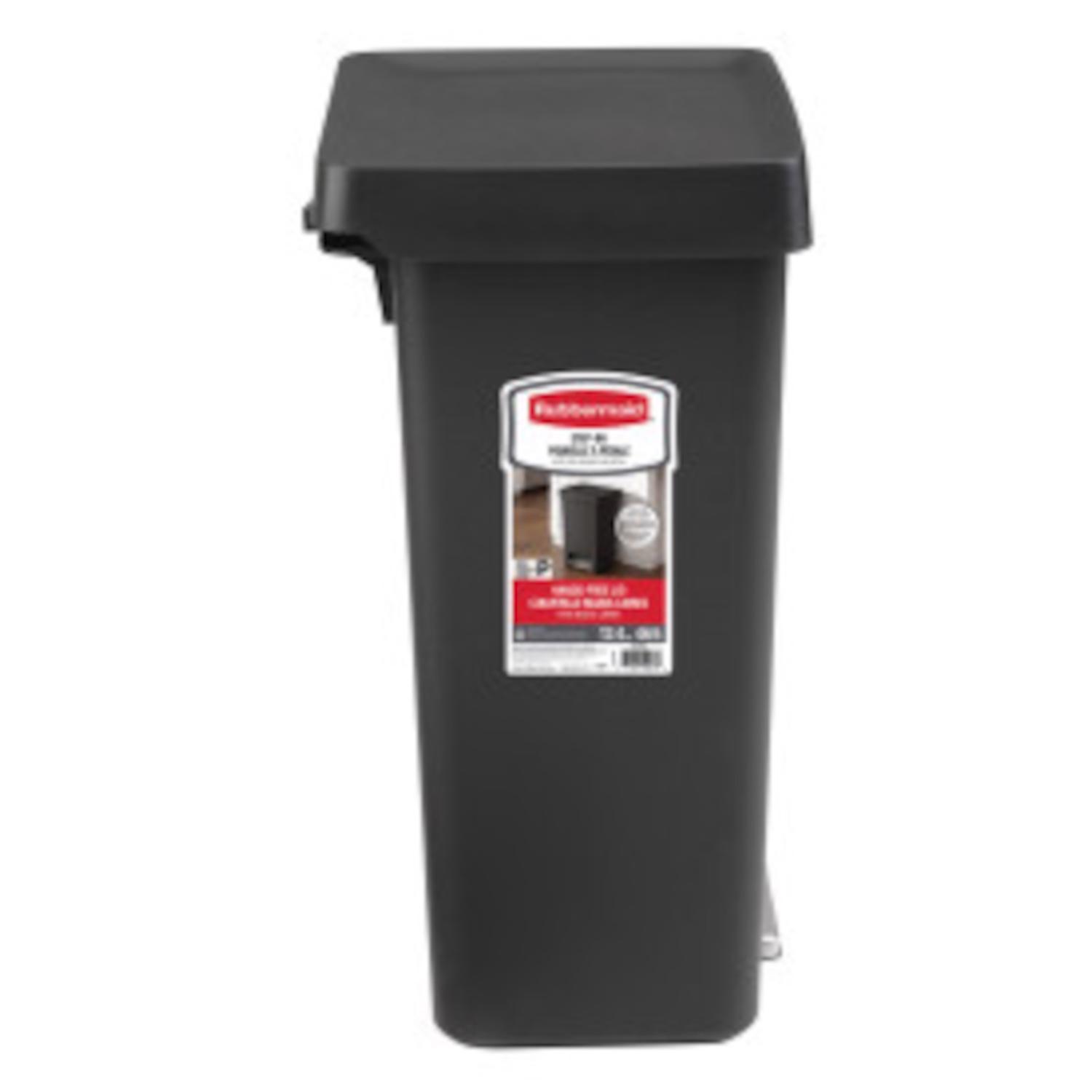 Rubbermaid 13 gal. Charcoal Resin Trash Can