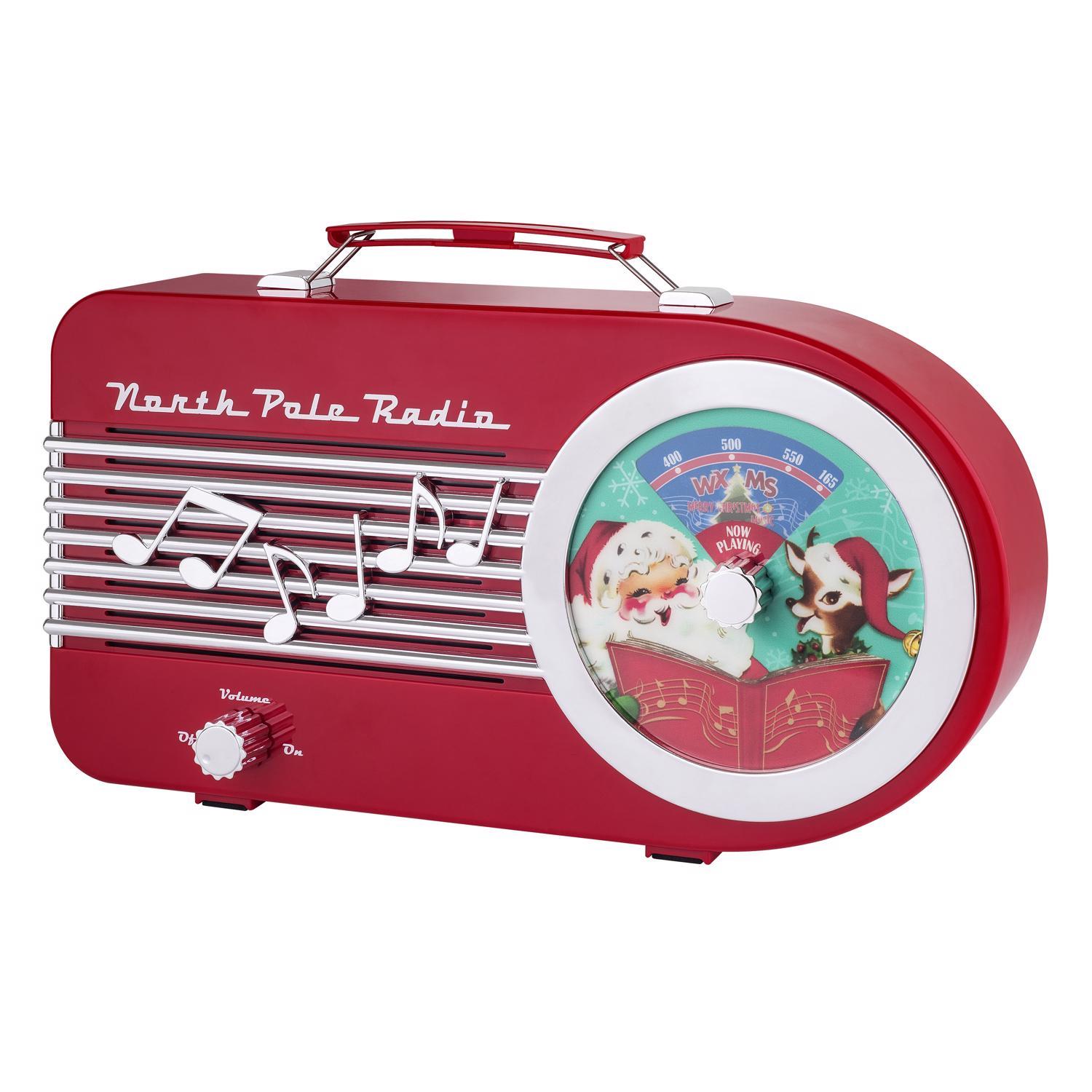 Mr. Christmas North Pole Radio Table Decor 6 in.