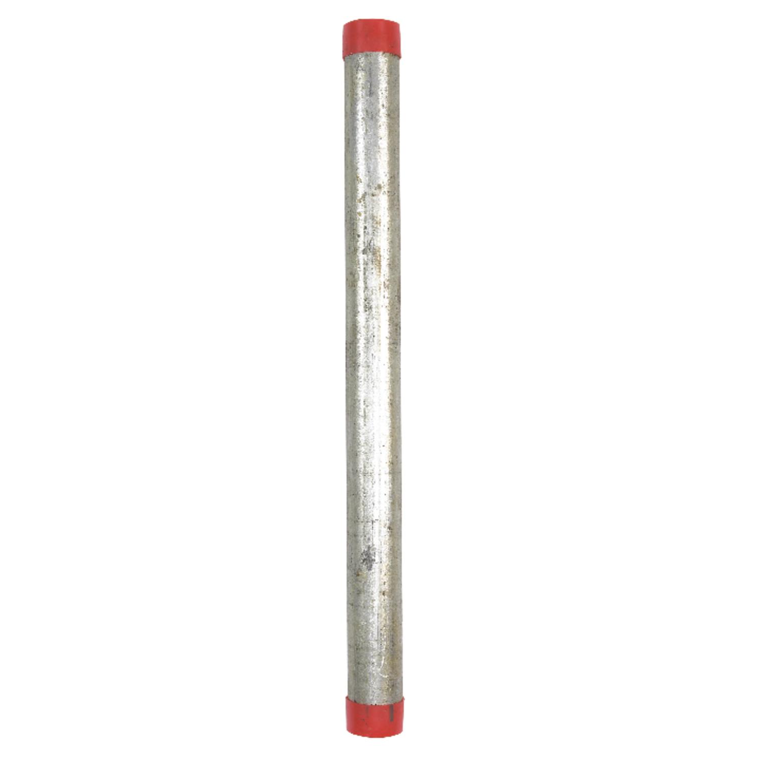 B&K Mueller 1-1/2 in. D X 24 in. L Galvanized Steel Pre-Cut Pipe