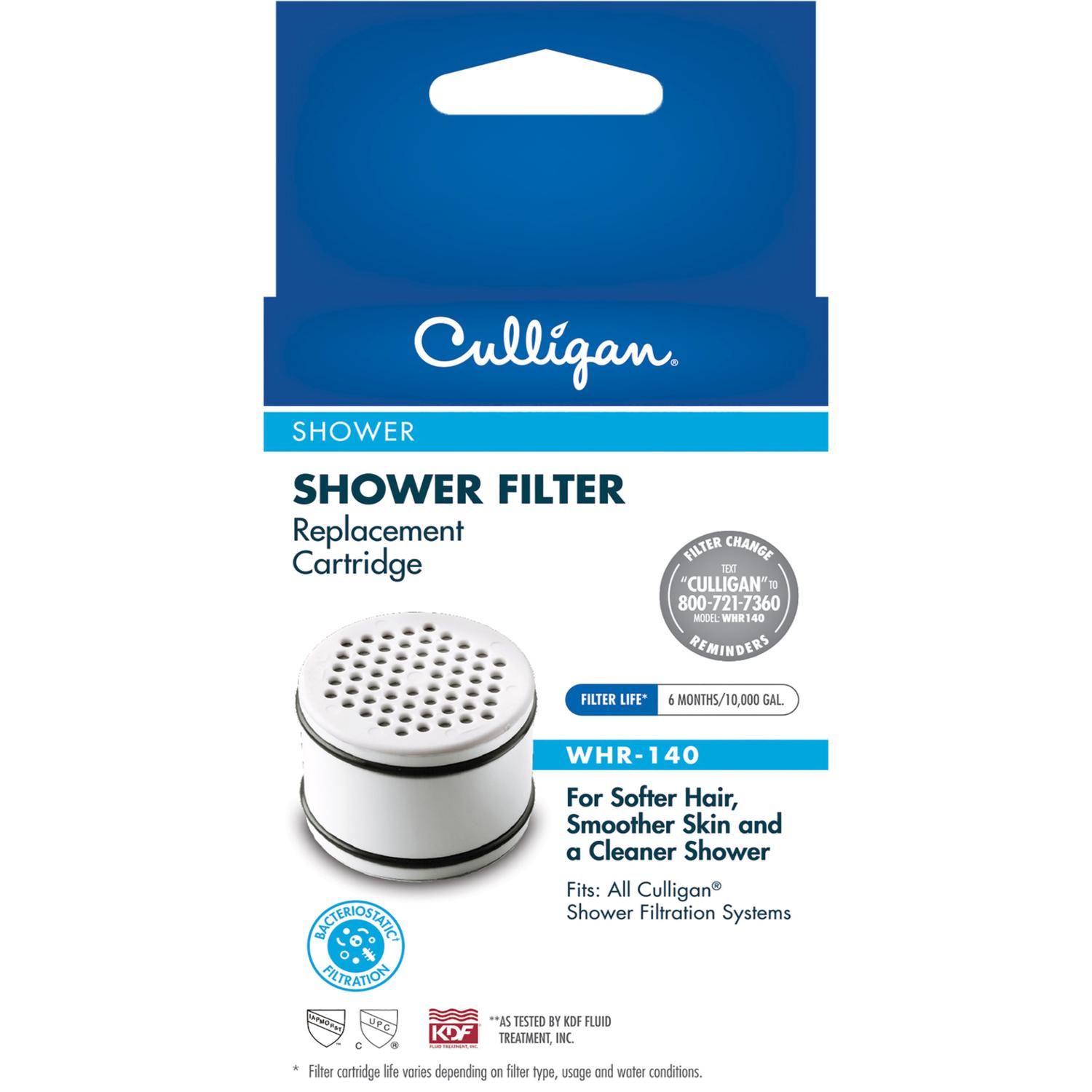 Culligan White Plastic 1.63 in. Showerhead Filter Cartridge