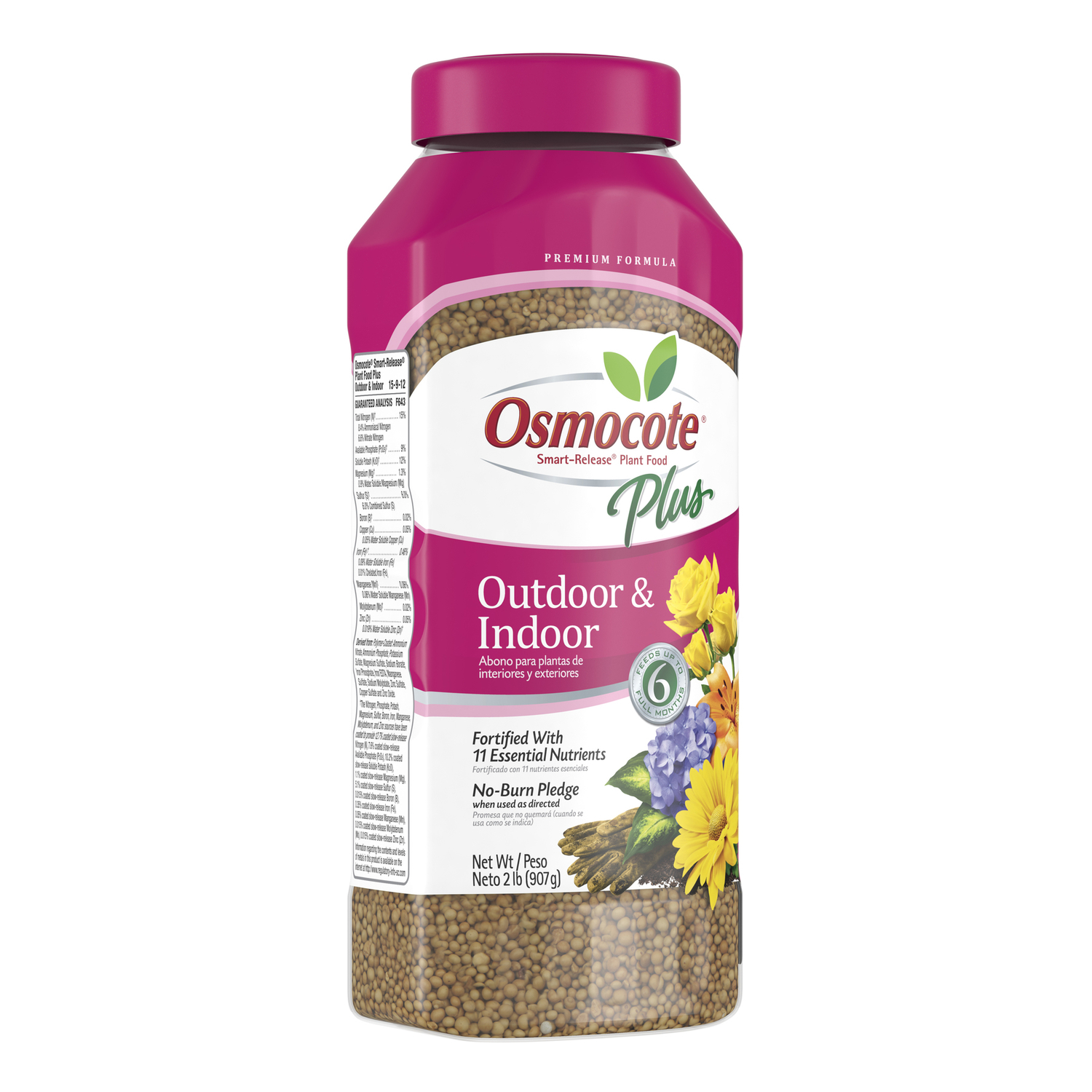 Osmocote Smart-Release Plus Outdoor & Indoor Granules Plant Food 2 lb