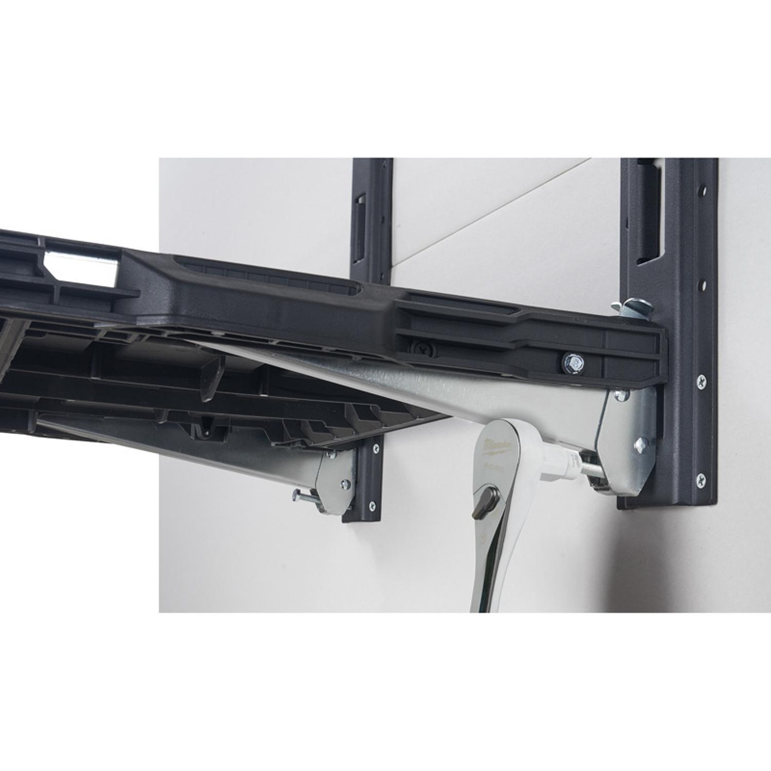 Milwaukee Packout 3.9 in. H X 21 in. W X 16.6 in. D Black Metal/Plastic Shelf Rack