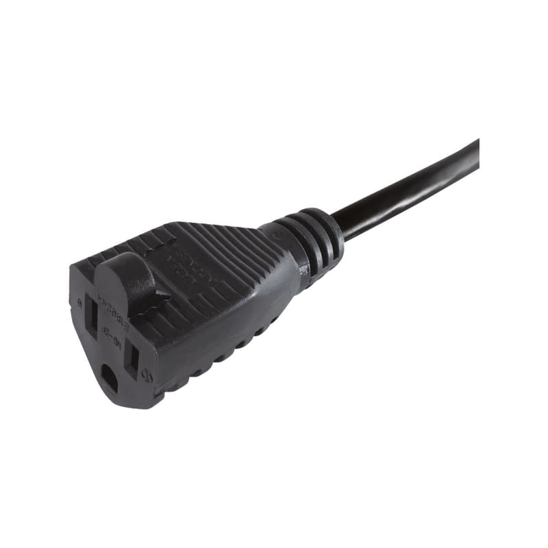 Ace Outdoor 25 ft. L Black Extension Cord 16/3 SJTW