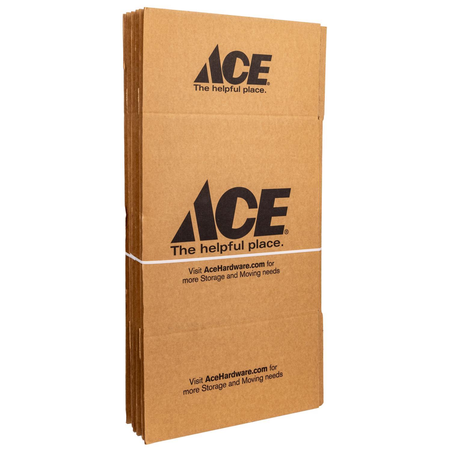Ace 14 in. H X 14 in. W X 14 in. L Cardboard Corrgugated Box 1 pk