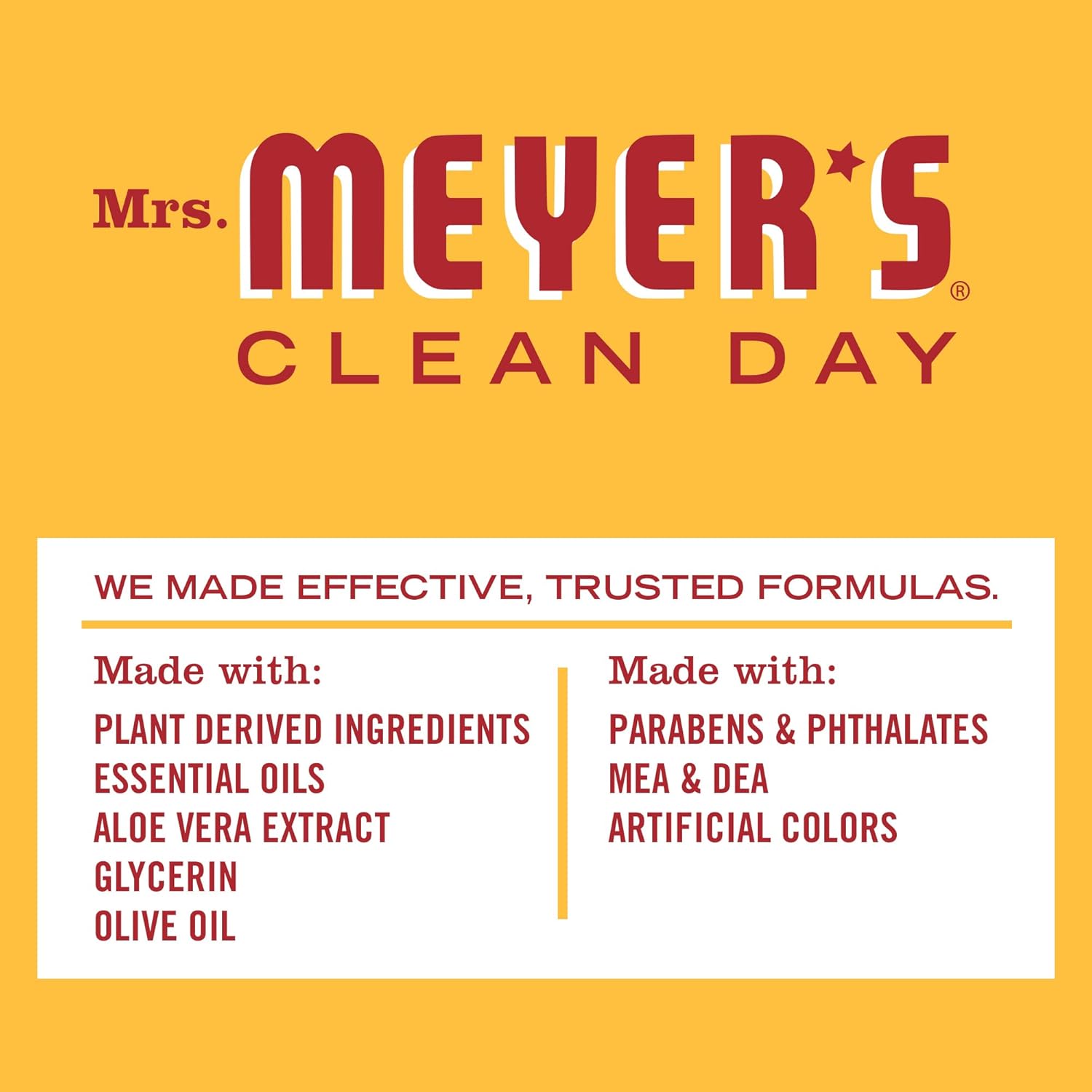 Mrs. Meyer's Clean Day Liquid Hand Soap Clementine 12.5 oz