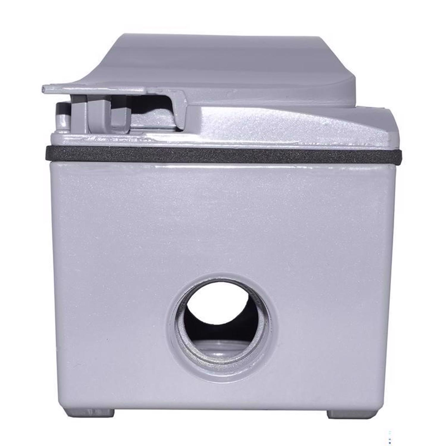 Sigma Engineered Solutions Rectangle Die-Cast Metal 1 gang 4.58 in. H X 2.83 in. W Duplex Outlet Kit