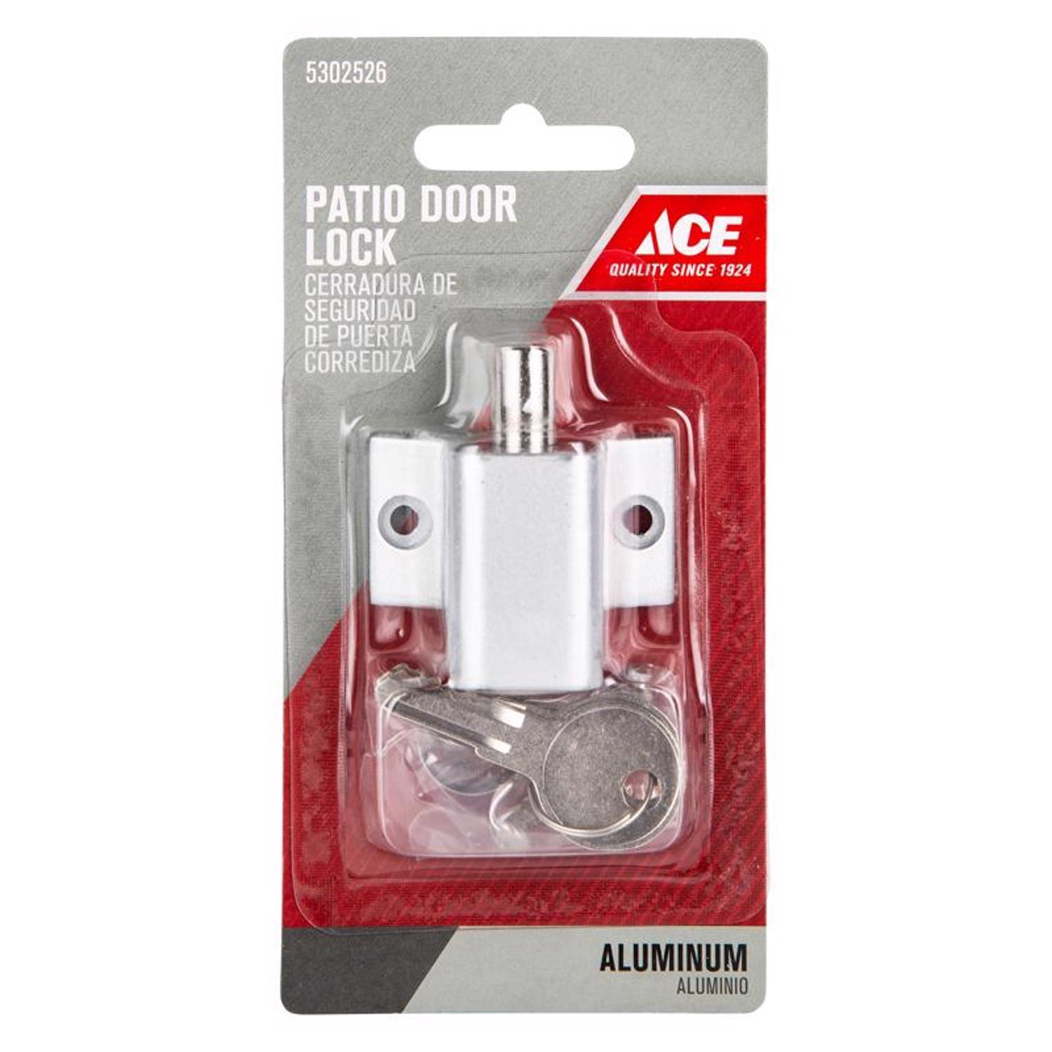 Ace Painted Aluminum Indoor Patio Door Lock