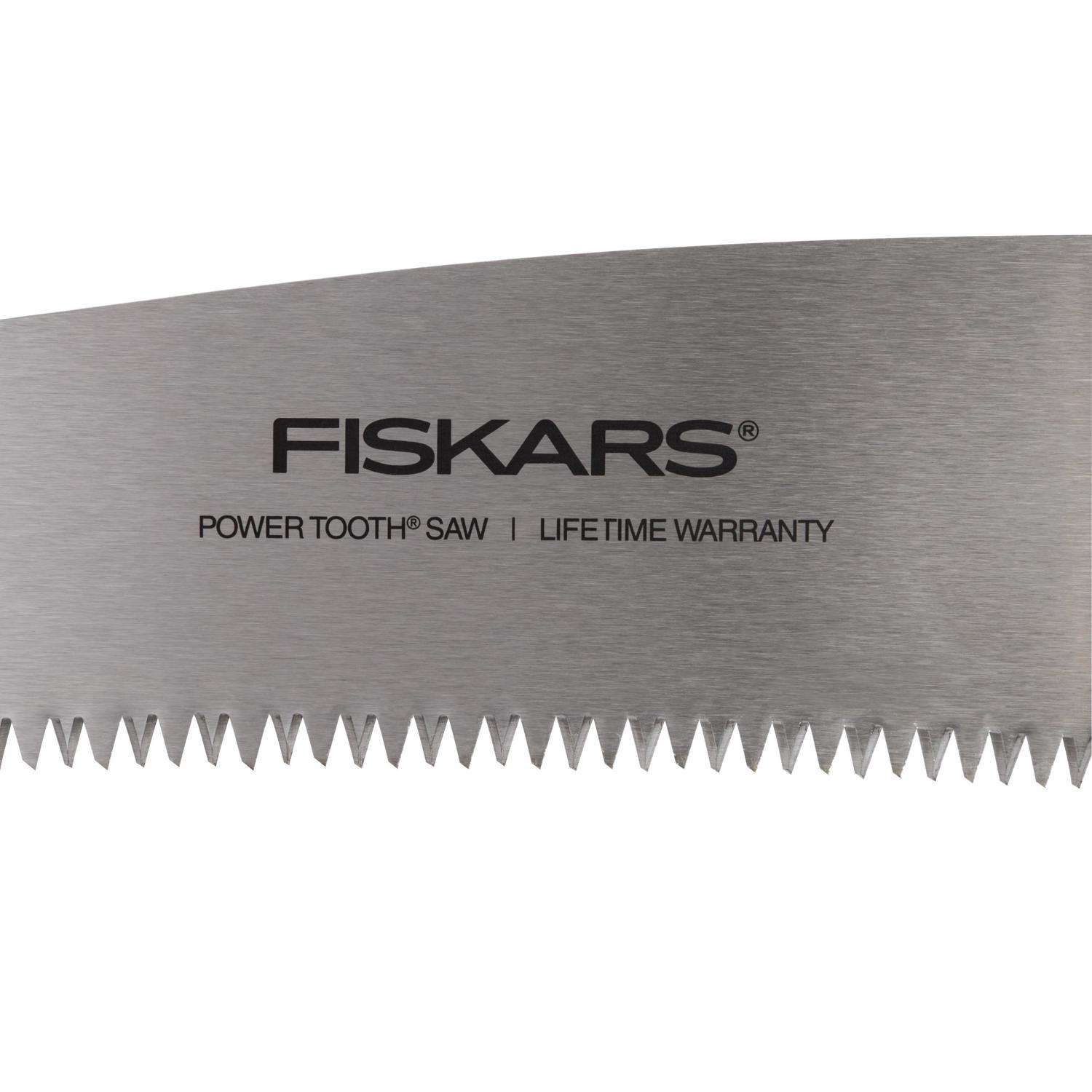 Fiskars Power Tooth 15 in. Steel Curved Tree Saw