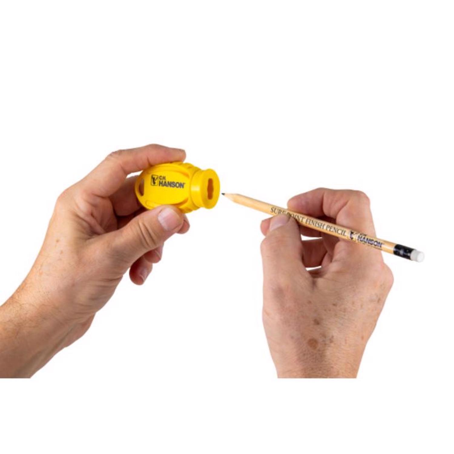 C.H. Hanson 2.625 in. L Carpenter Pencil Sharpener Yellow 1 pc
