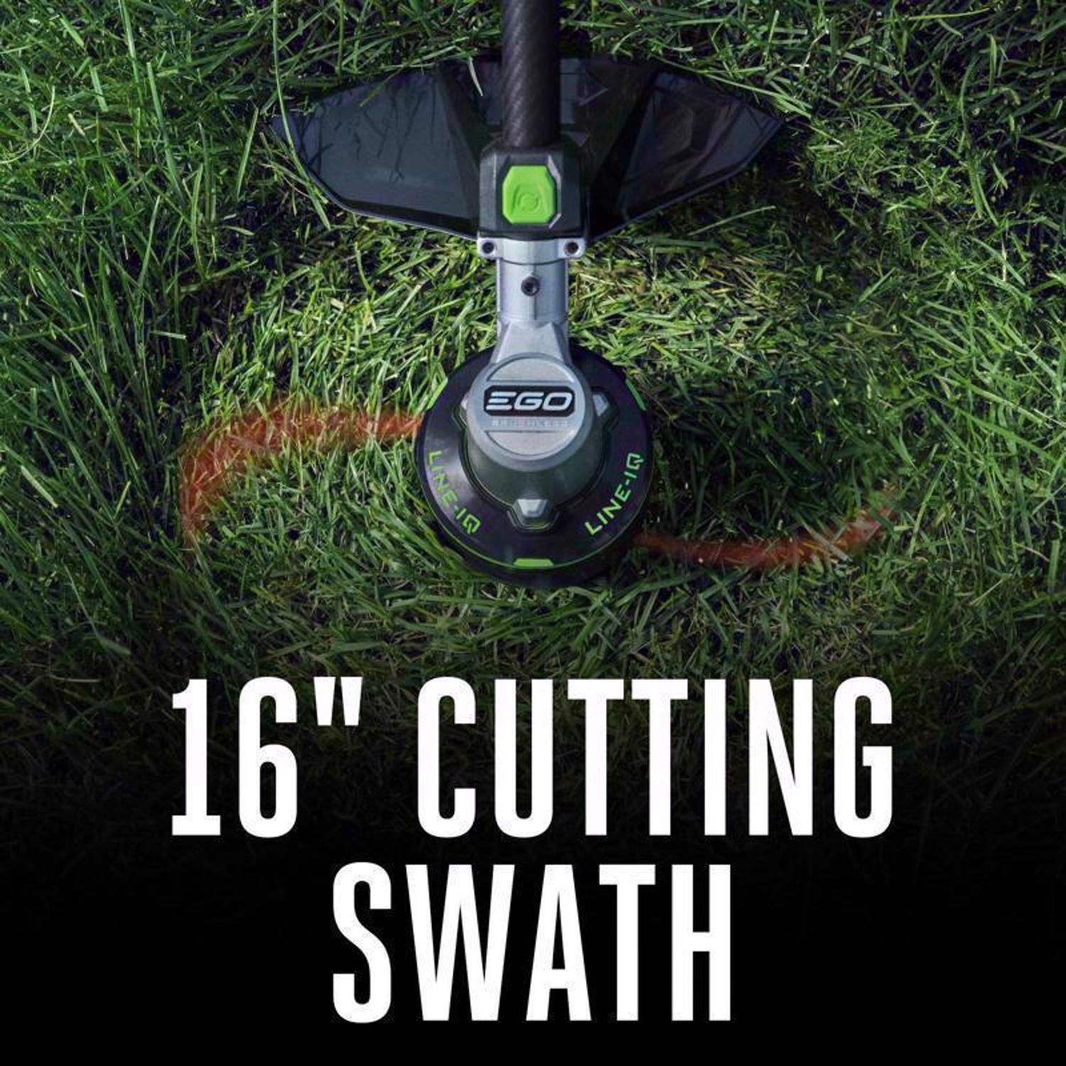 EGO Power+ Line IQ with Powerload ST1623T 16 in. 56 V Battery String Trimmer Kit (Battery & Charger) W/ TELESCOPIC SHAFT & 4.0 AH BATTERY