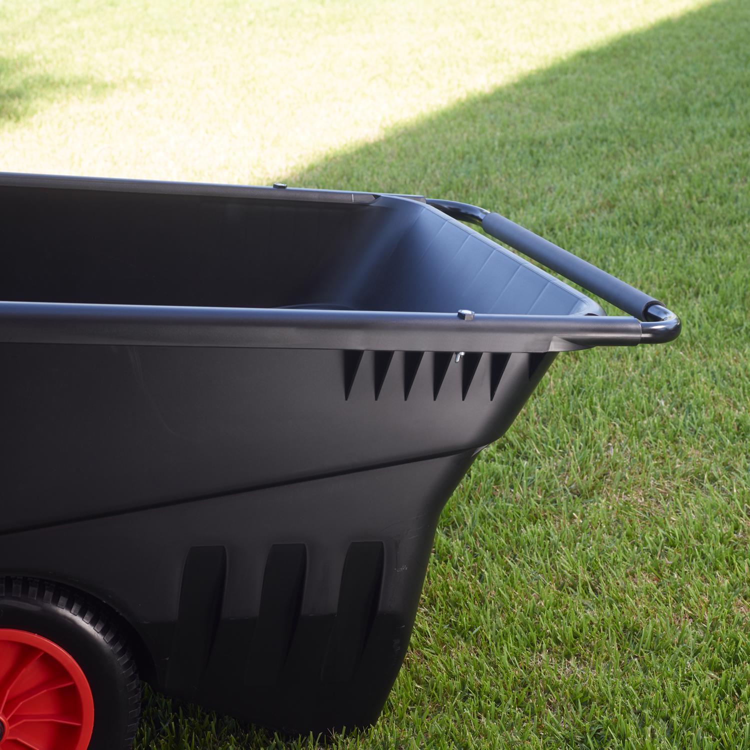 Smart Cart Poly Yard Cart 9 cu ft