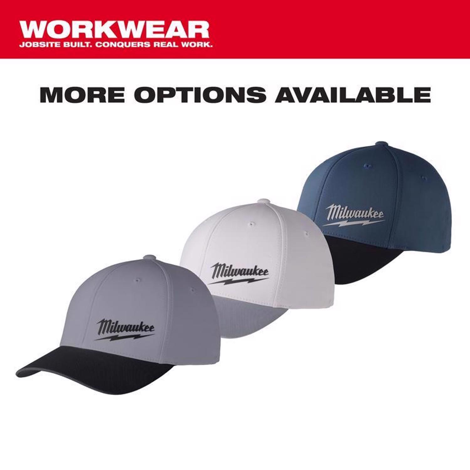 Milwaukee Workskin Fitted Hat Gray L/XL