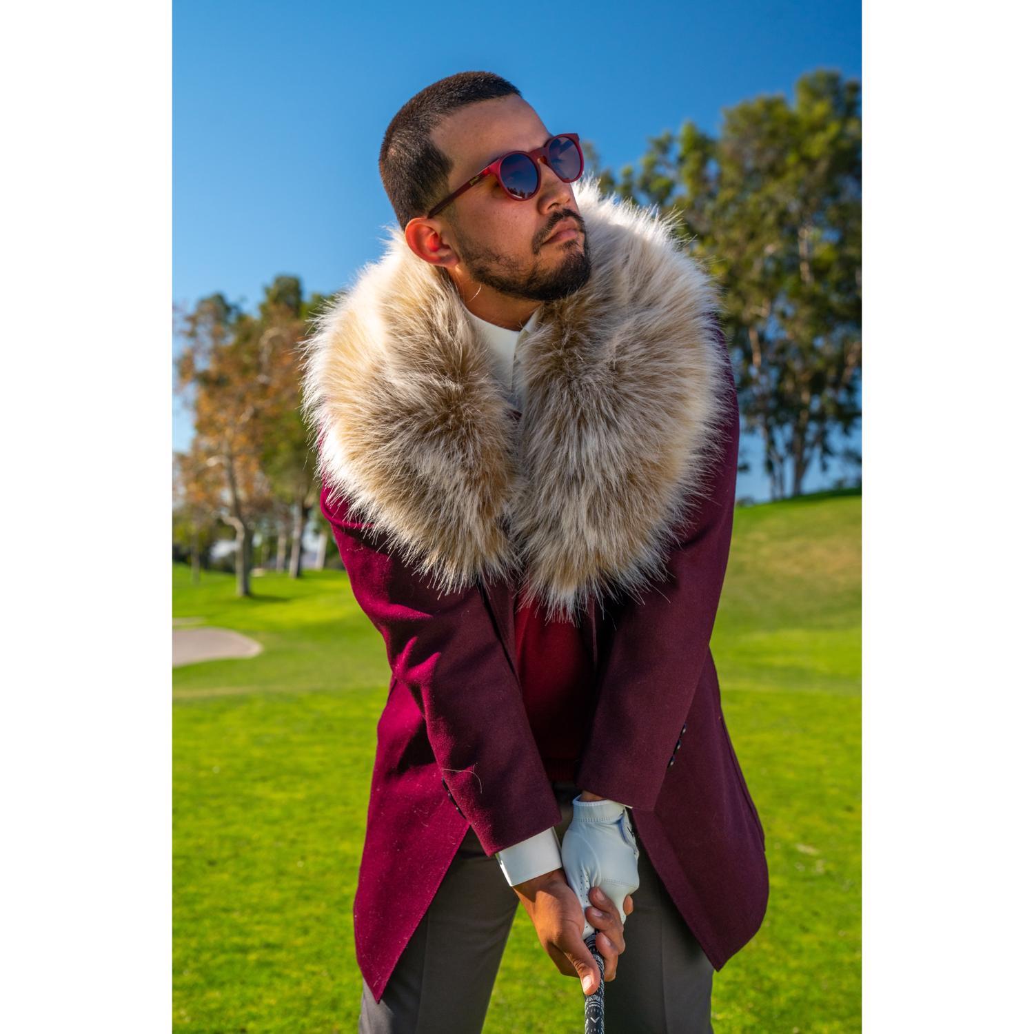 goodr Circle G - I'm Wearing Burgundy? Sunglasses Unisex Red Frame Brown Lens Polarized