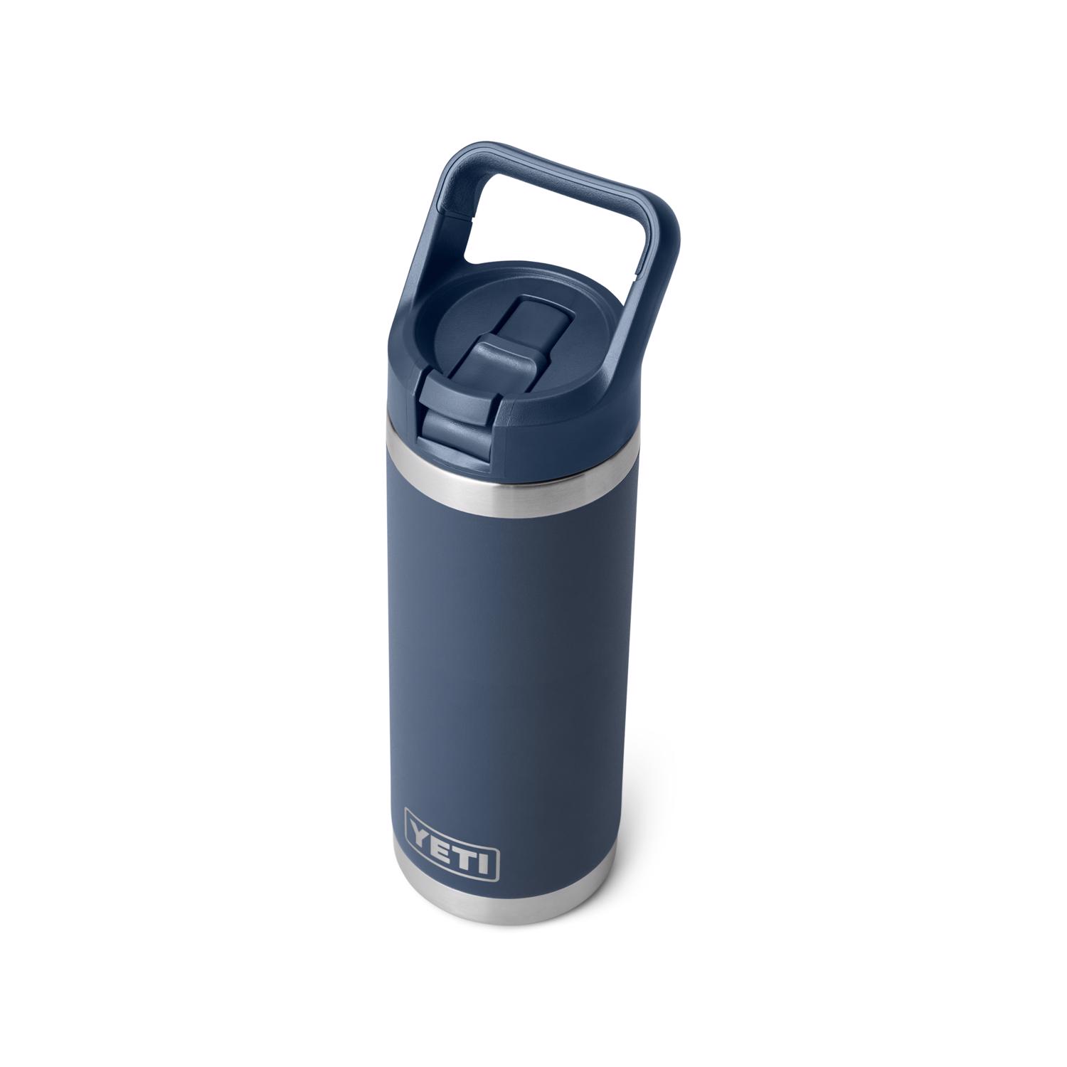 YETI Rambler 18 oz Navy BPA Free Bottle with Straw Cap