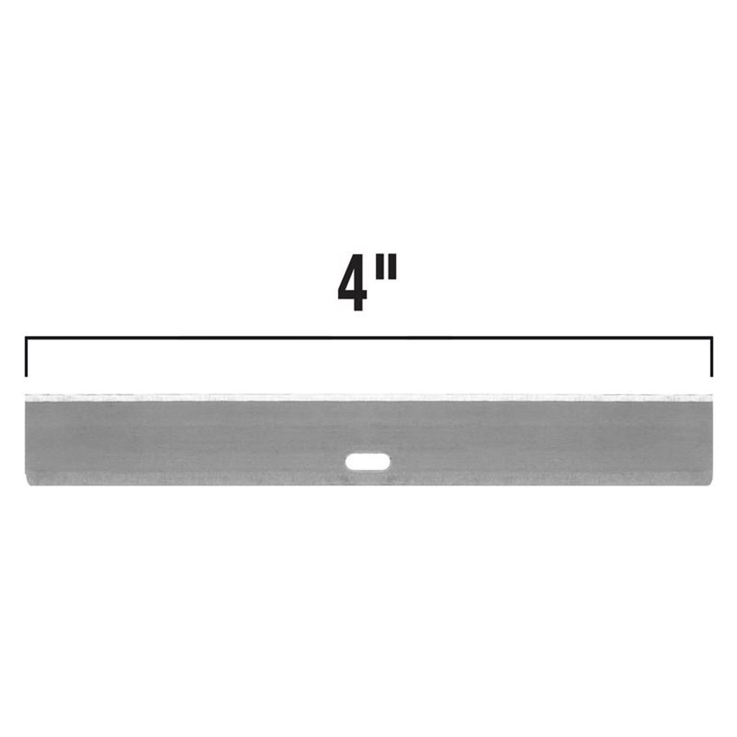 QEP 4 in. H Steel Floor Scraper Blade 5 pk