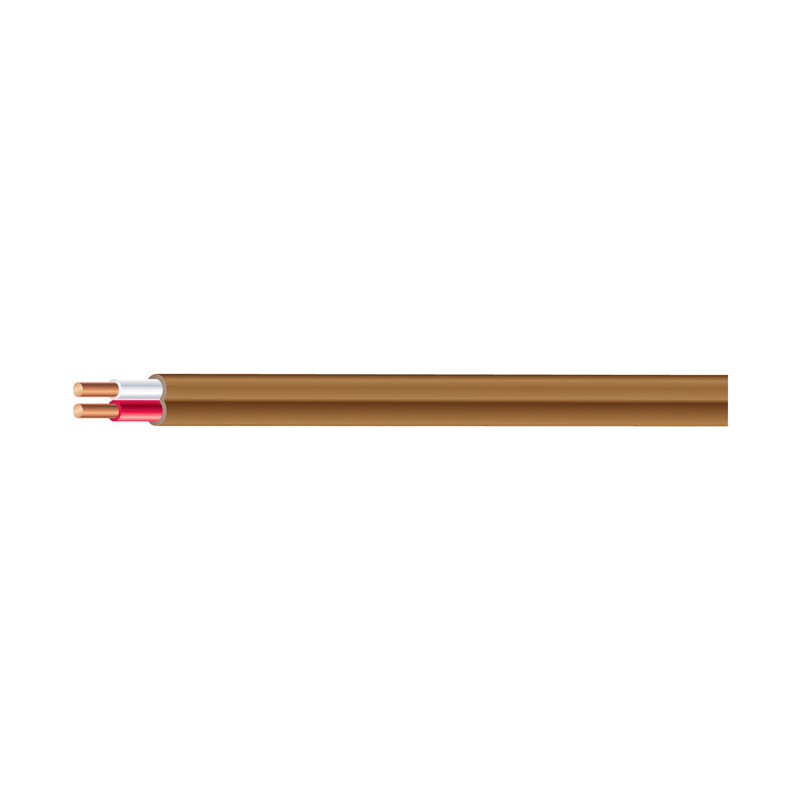 Southwire 500 ft. 18/2 Copper Thermostat Wire Brown - Sold by the foot
