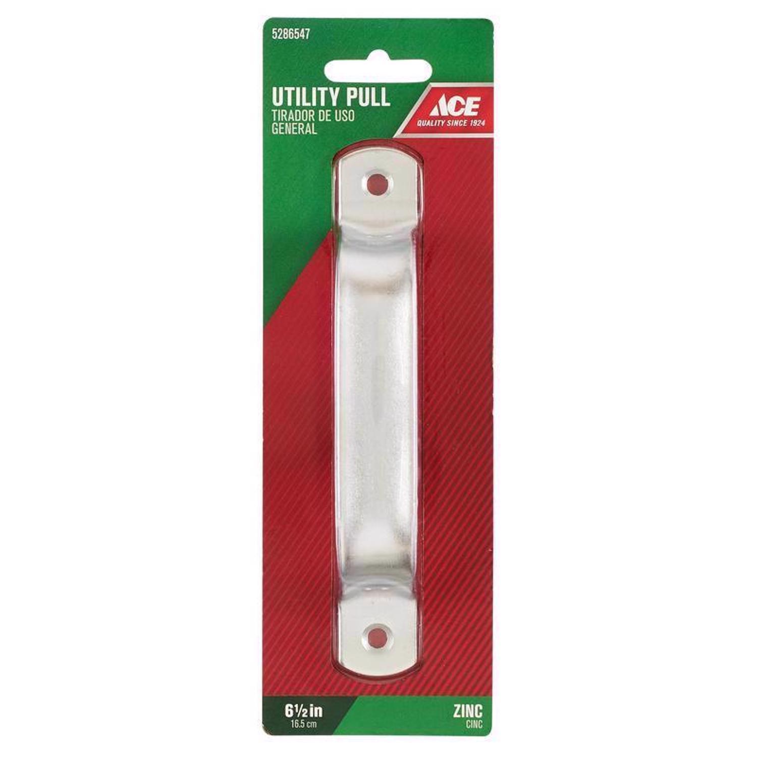 Ace 6.5 in. L Zinc-Plated Silver Steel Utility Pull