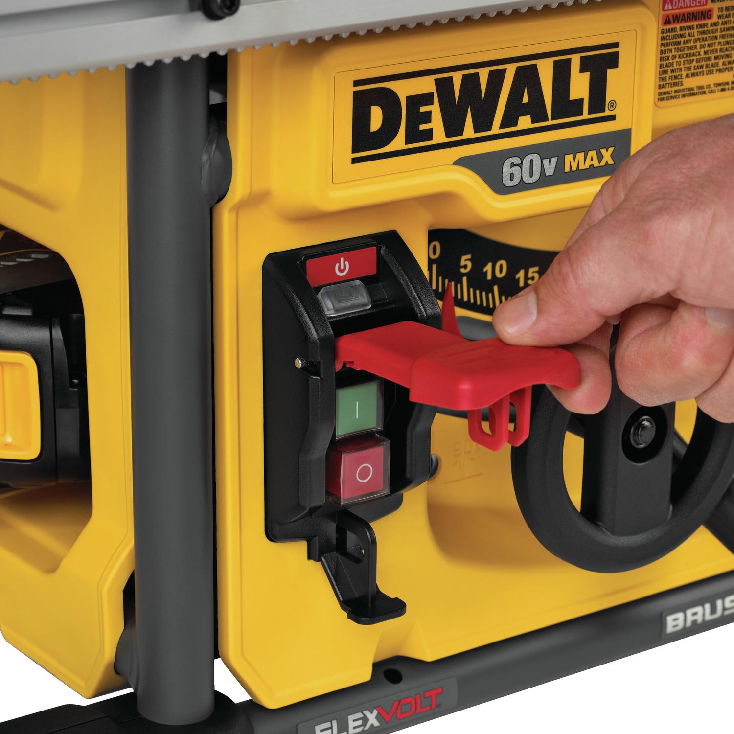 DeWalt 60V MAX Cordless 8-1/4 in. Table Saw Kit (Battery & Charger)