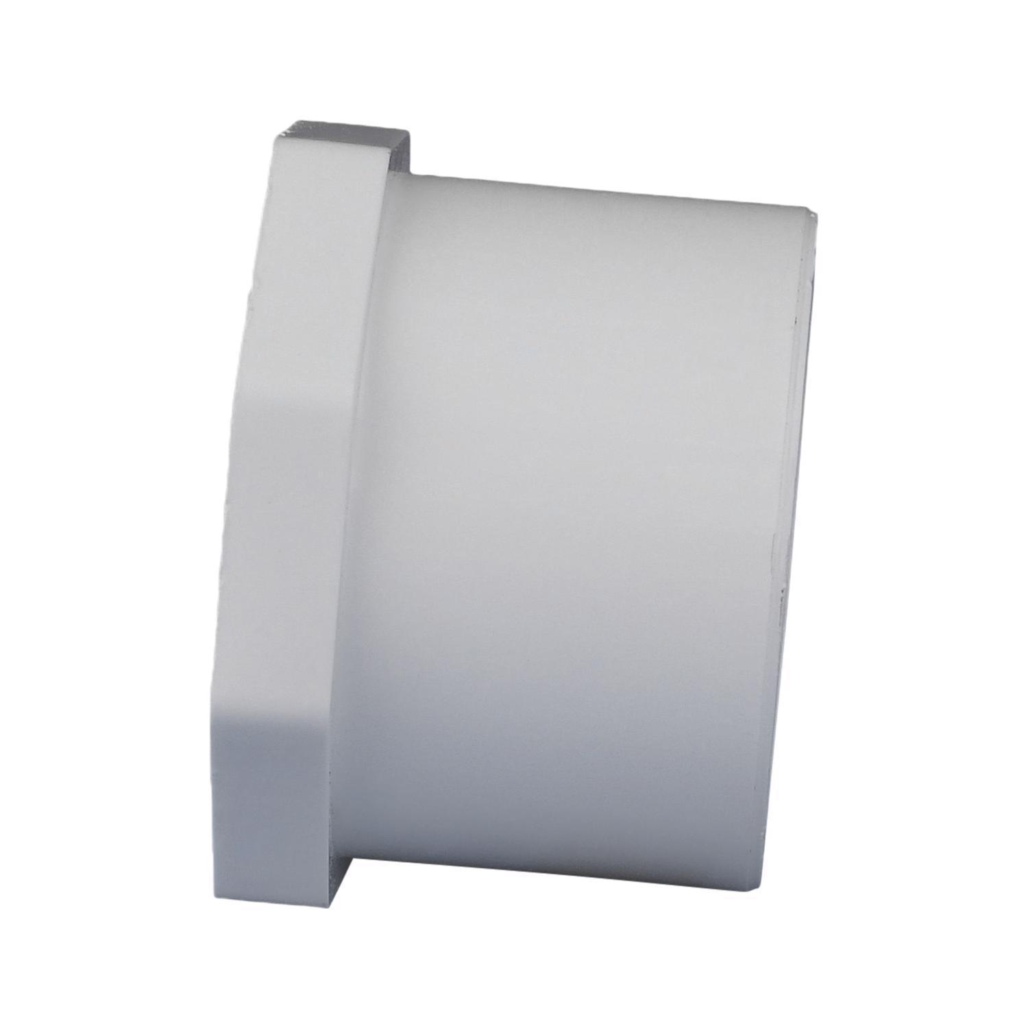 Charlotte Pipe Schedule 40 1-1/2 in. Spigot X 3/4 in. D Slip PVC Reducing Bushing 1 pk