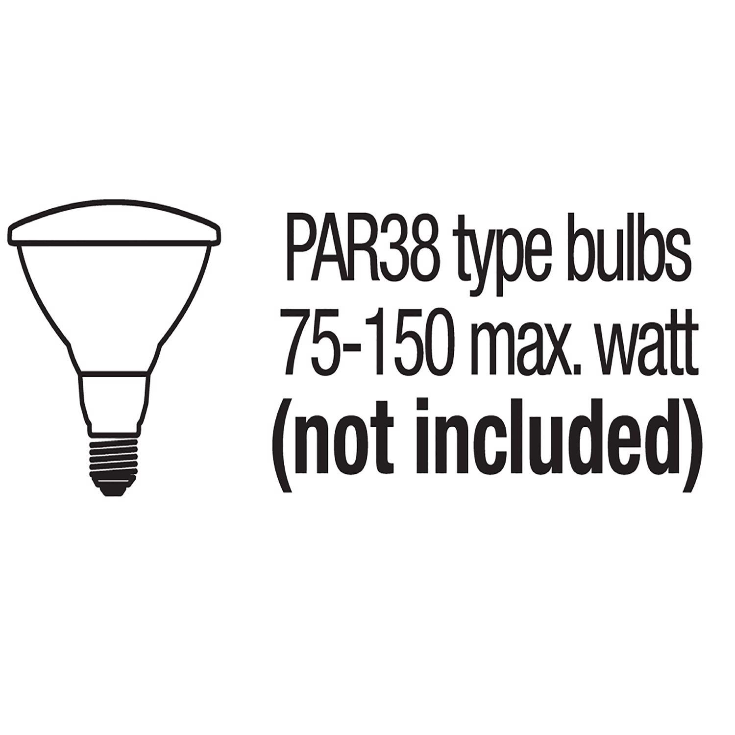 Sigma Engineered Solutions Weathered Bronze Bronze Plug In 150 W LED Spike Light Lampholder 1 pk