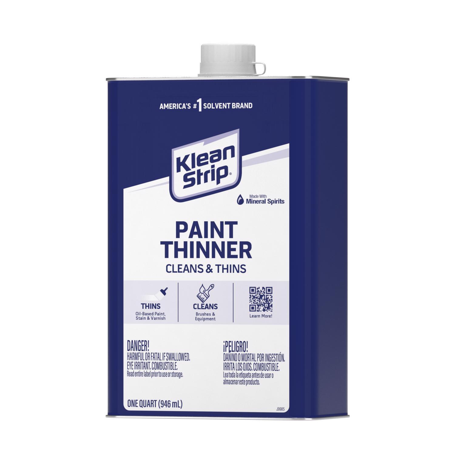 Klean Strip Mineral Spirits Paint Thinner 1 qt