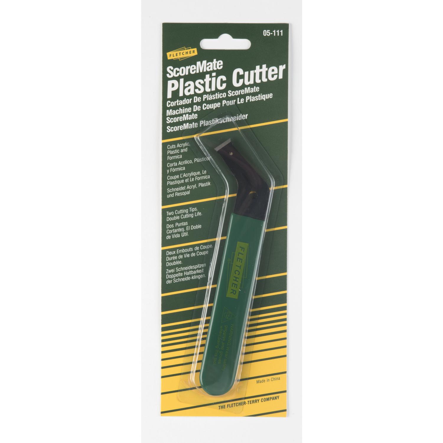 Fletcher-Terry ScoreMate Plastic 4 in. Fixed Blade Cutter Green 1 pk