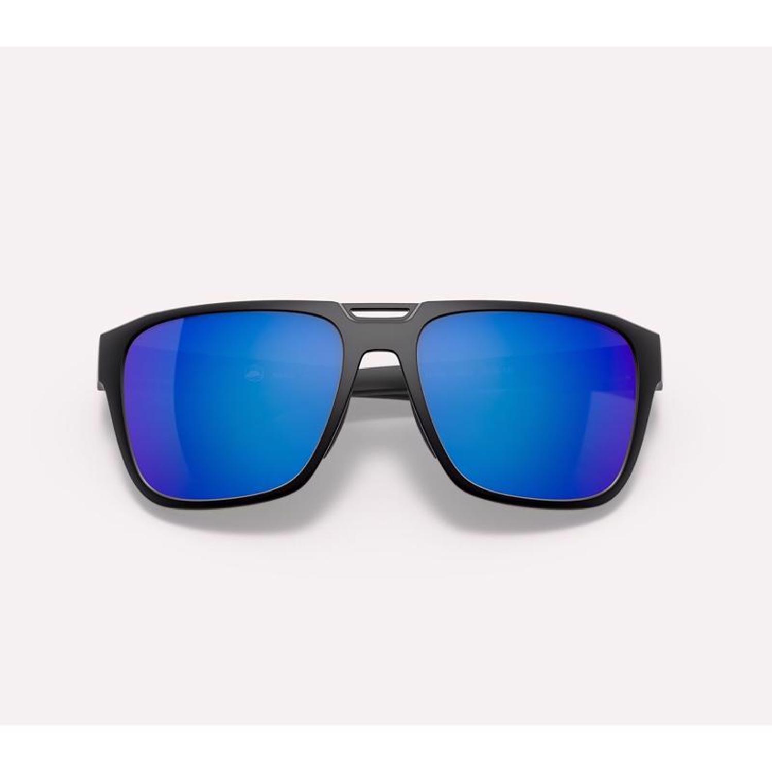 Native Mammoth Sunglasses Unisex Matte Black Frame Blue Lens Polarized Blue Light Blocking