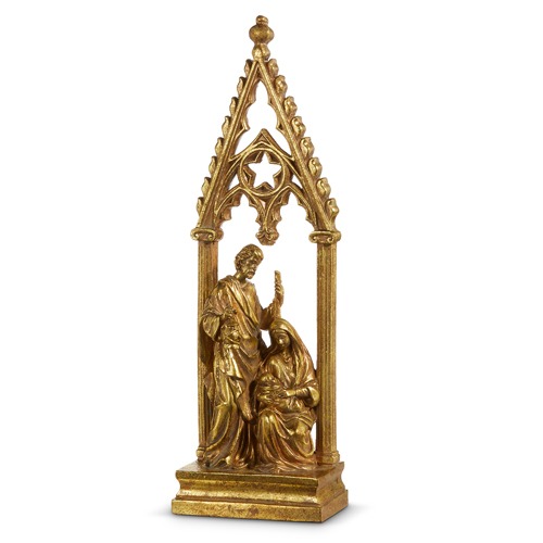 Raz Imports 16 in. GILDED HOLY FAMILY