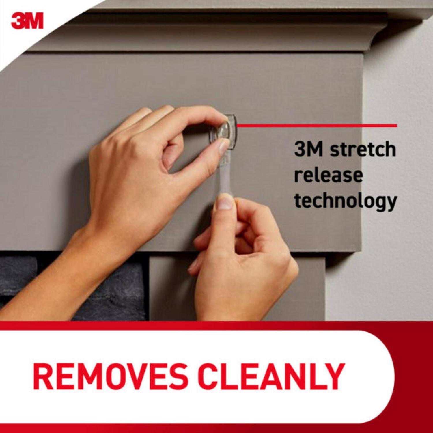 3M Command Mini Plastic Hook 1.08 in. L 6 pk