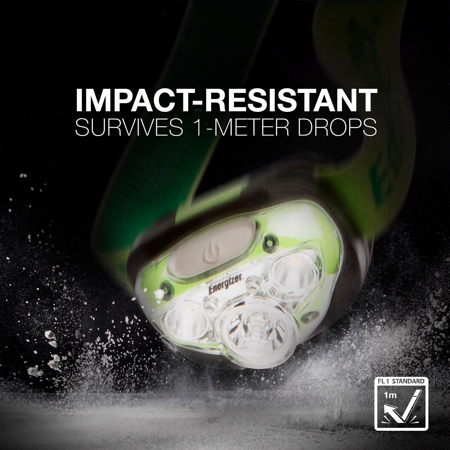 Energizer Vision HD + 350 lm Green LED Head Lamp AAA Battery Stine