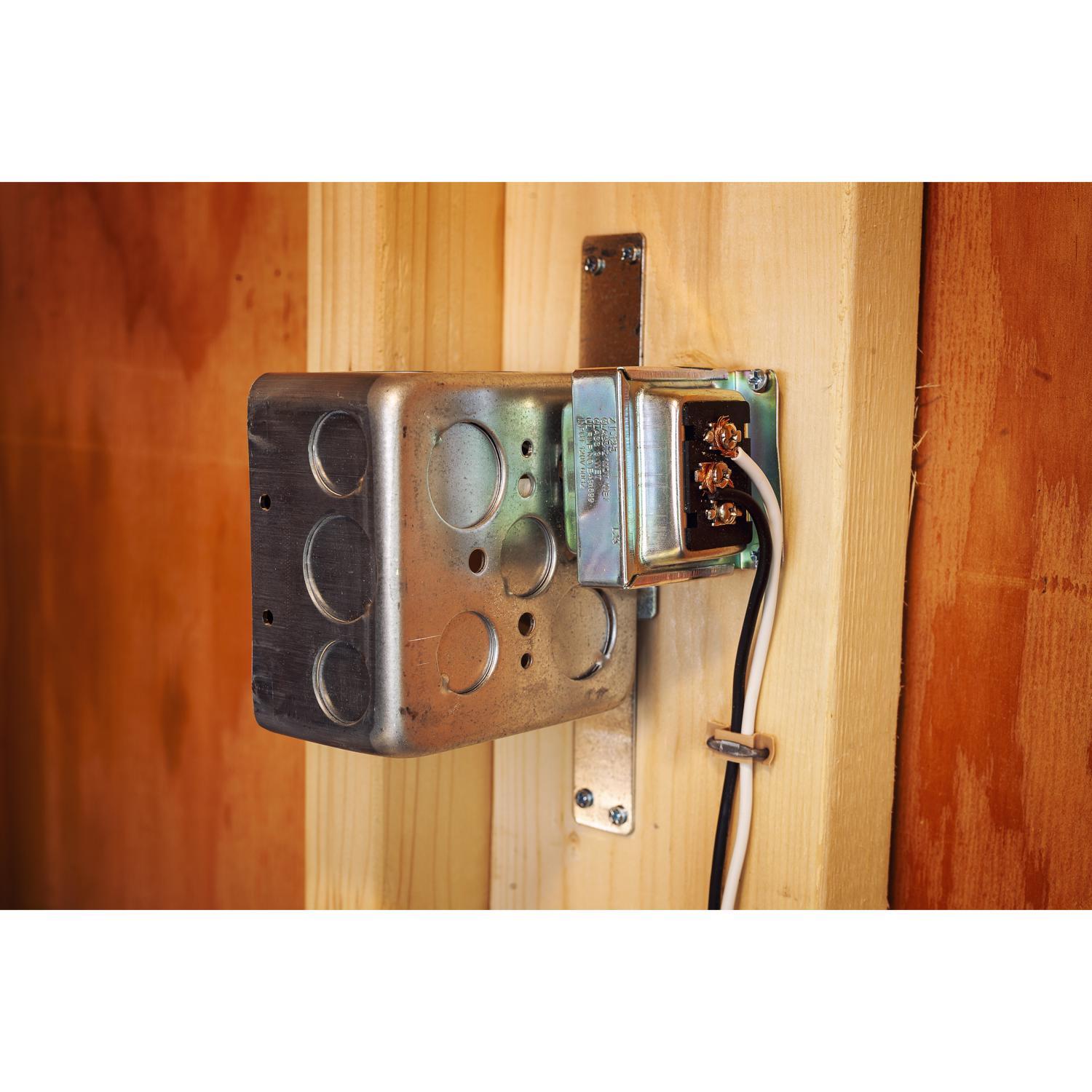 Heath Zenith Metal Wired Door Chime Transformer
